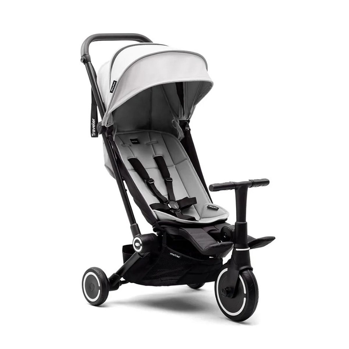 SmarTrike tricycle Xtend Traveler blanc couleur unique, SMARTRIKE