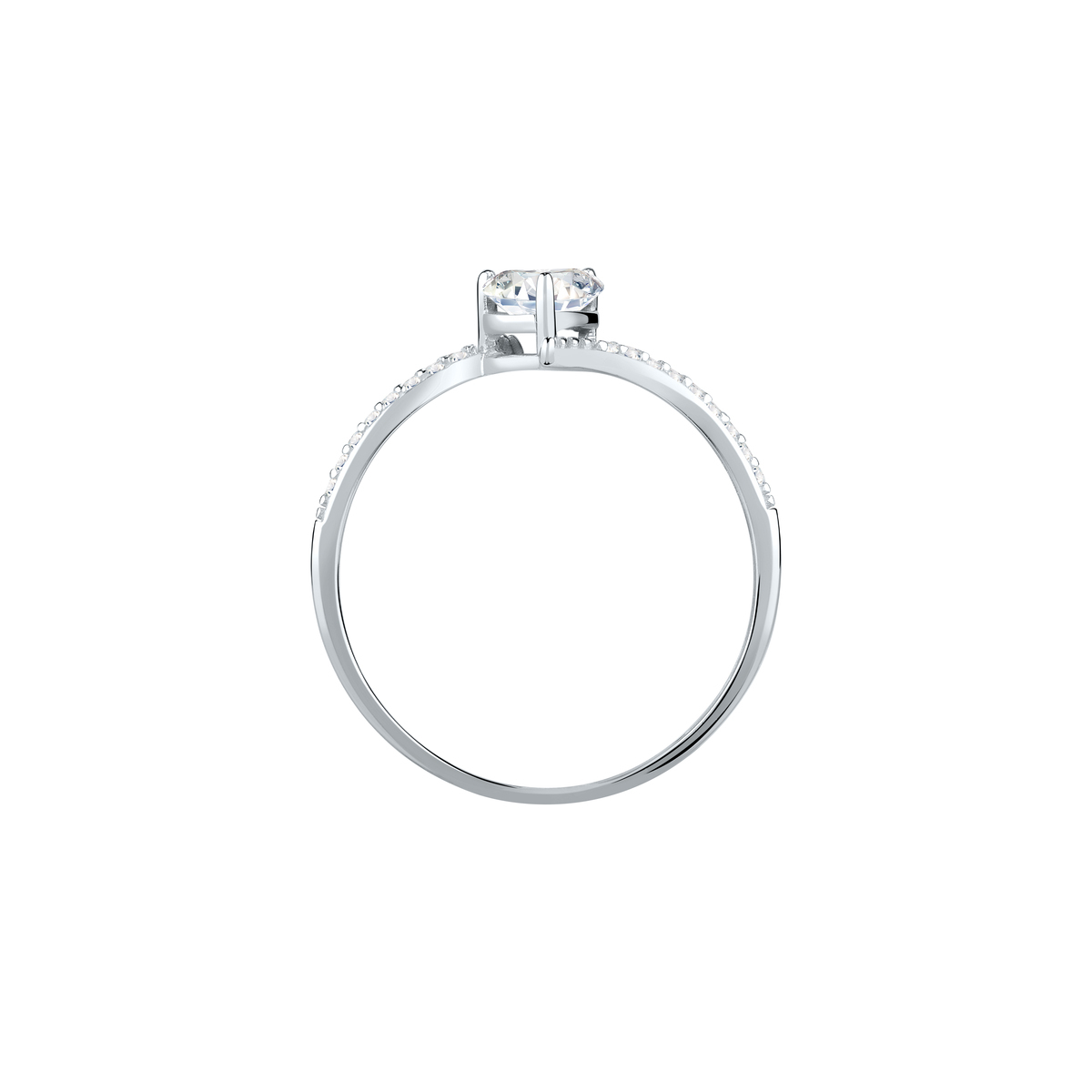 Bague en or blanc 375 OXYDE argent, BLUESPIRIT