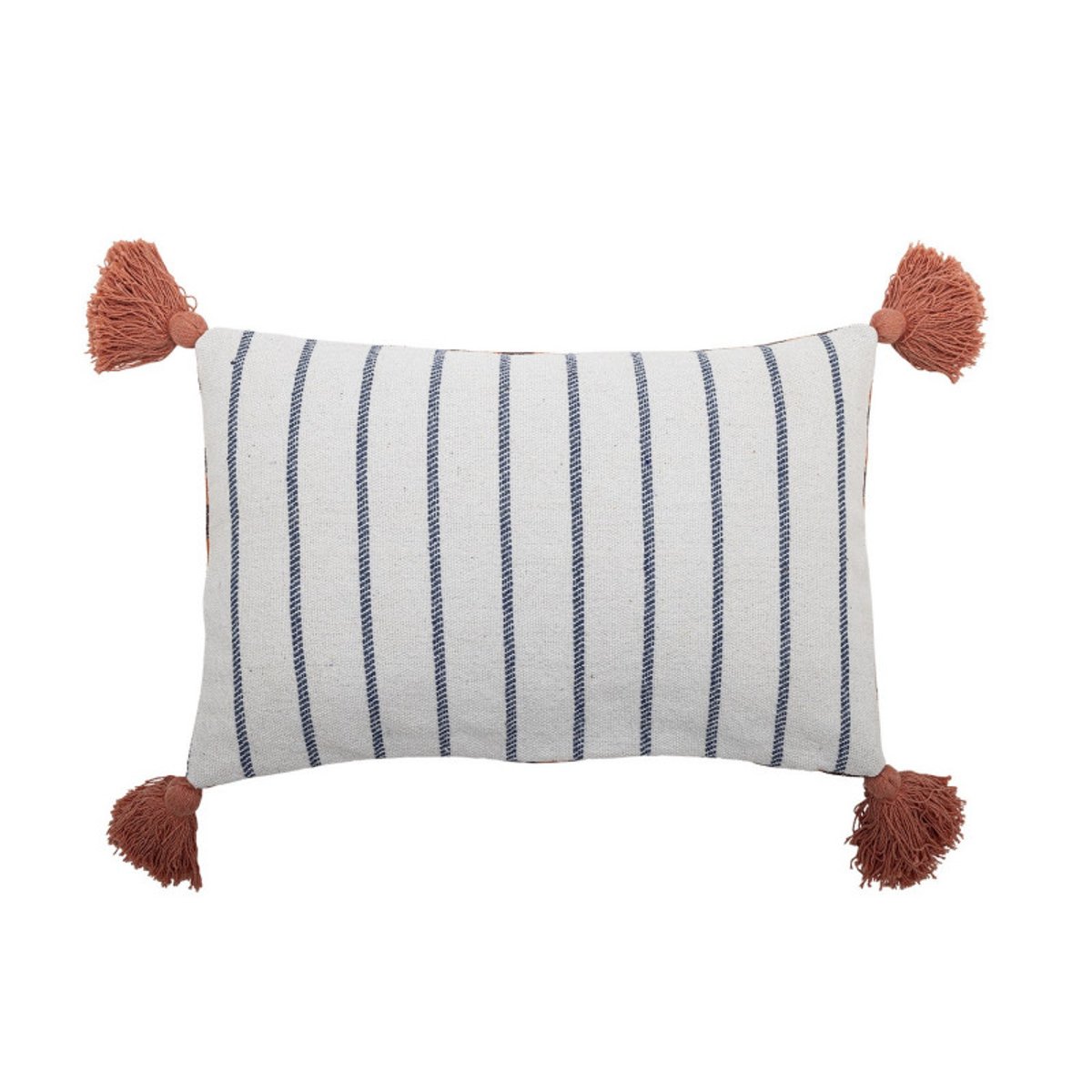 Coussin décoratif chats coton recyclé MISSY multicolore, BLOOMINGVILLE