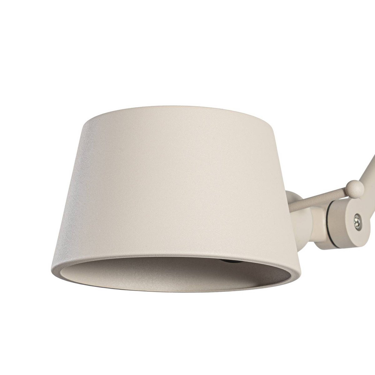 Applique en métal moderne, Silka beige, LUCANDE