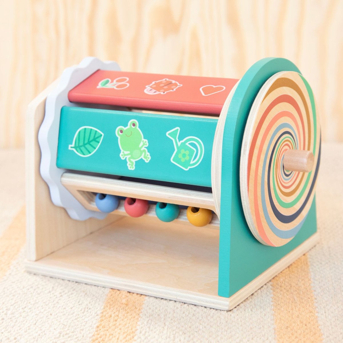 Tambour rotatif multicolore, LILLIPUTIENS