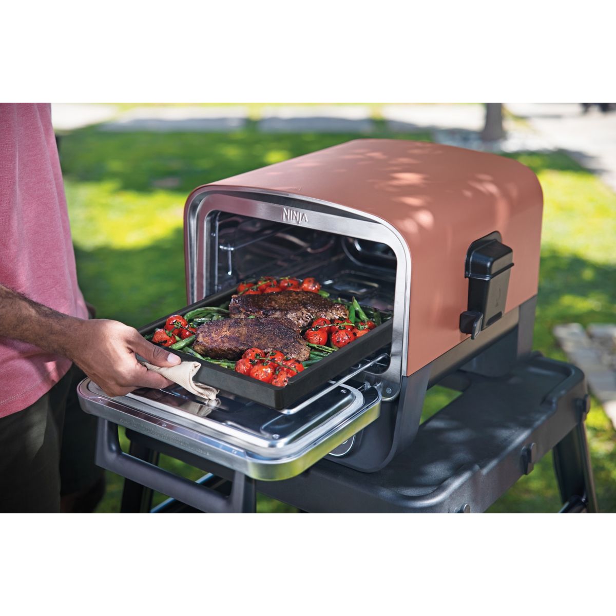 Plaque pizza barbecue Pour le four Woodfire XSKOOCIRNPEUK gris, NINJA