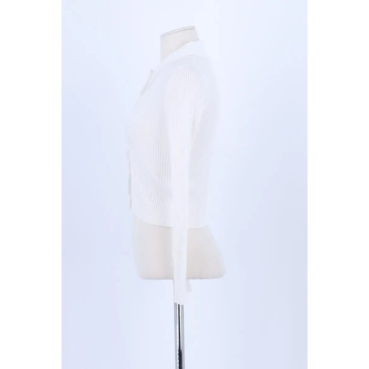 Gilet - Très Bon État blanc, SANDRO