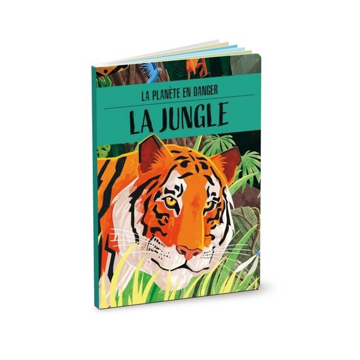 Puzzle & Livre La planète en danger, La jungle orange, SASSI