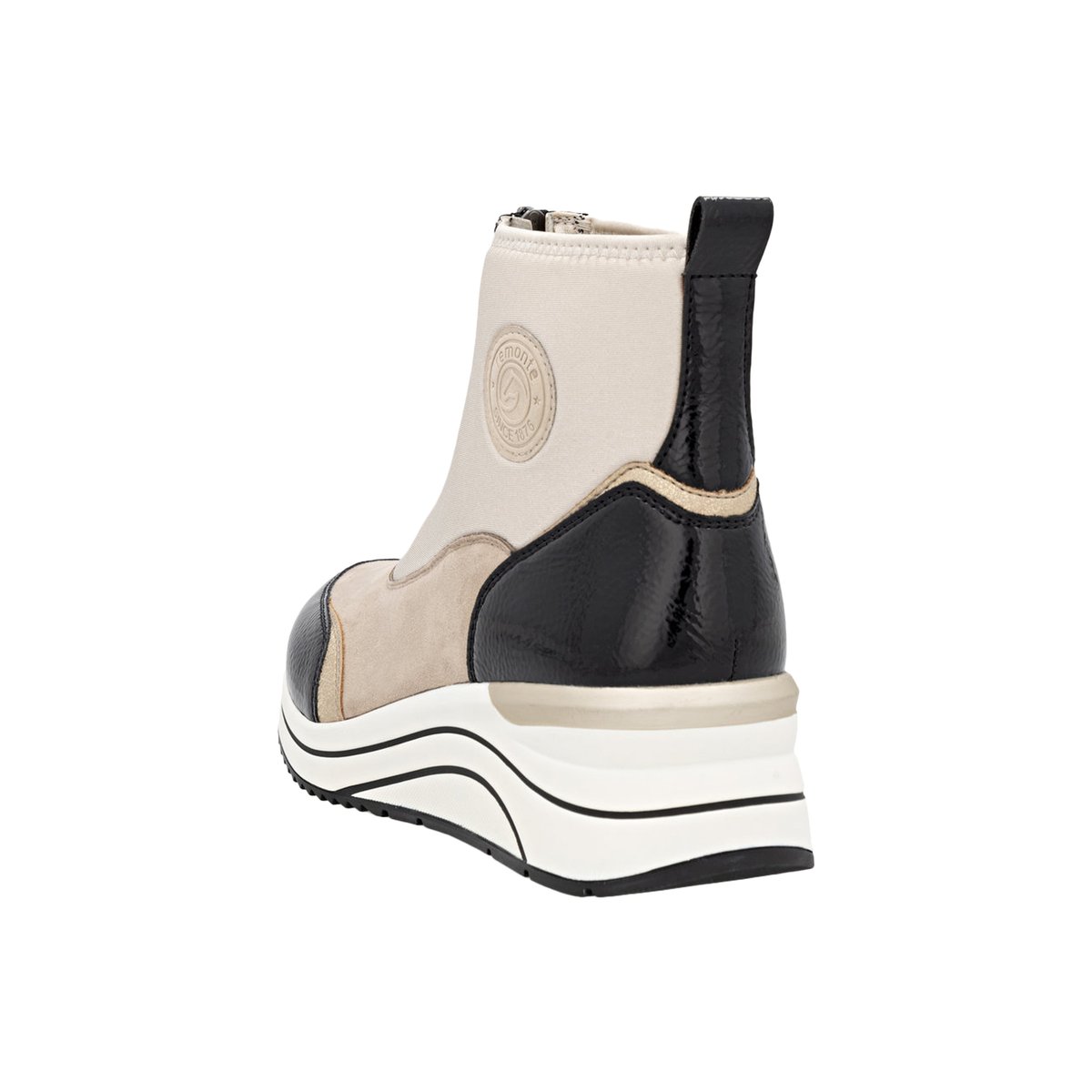 Basket Montante à Zip Leo beige-combi, REMONTE