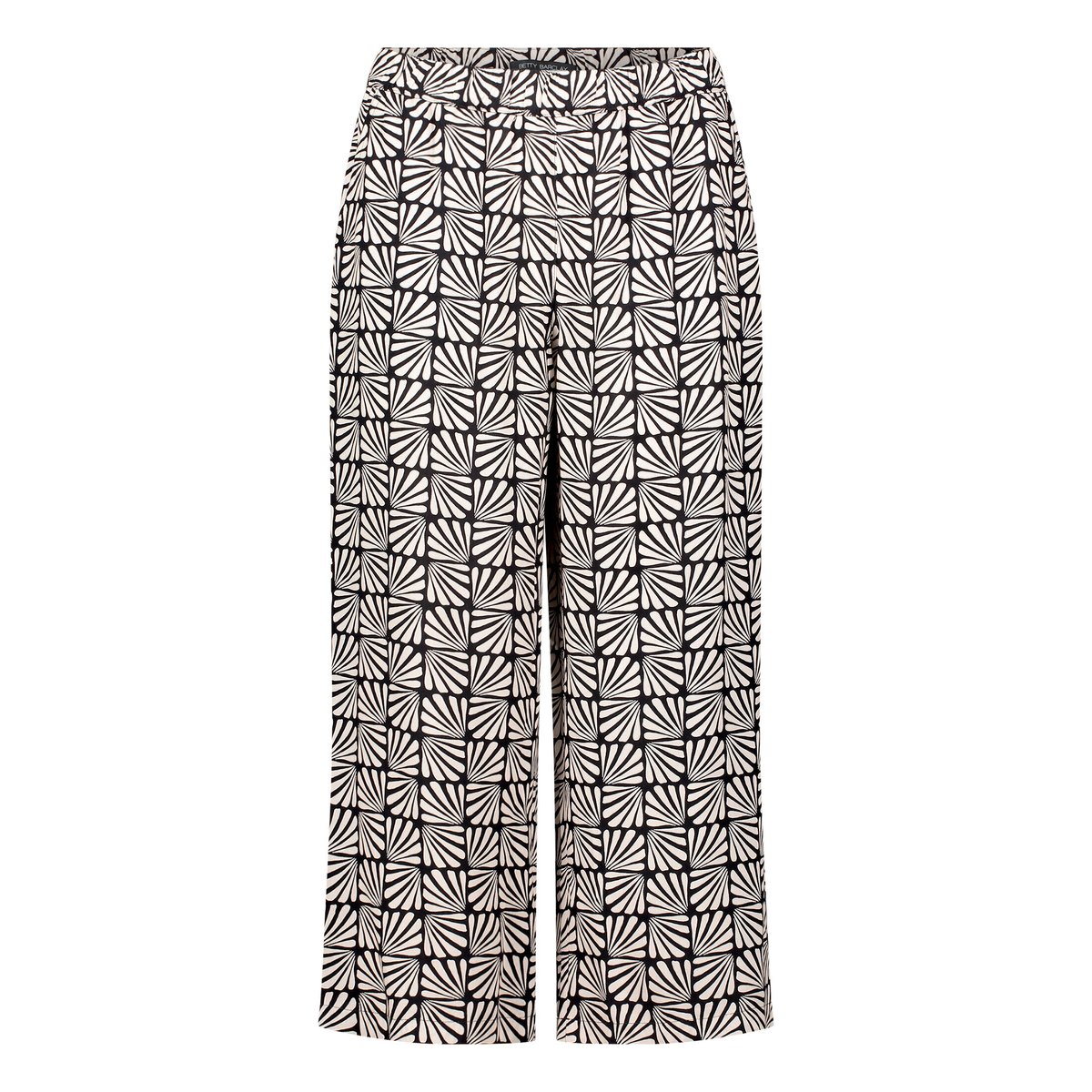 Pantalon à enfiler à poches extérieures noir/beige, BETTY BARCLAY