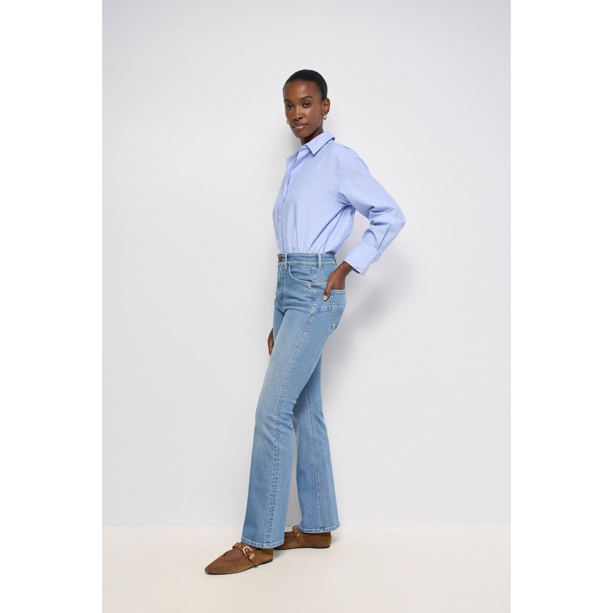 JEAN FAITH PUSH IN BOOTCUT bleu, SALSA JEANS