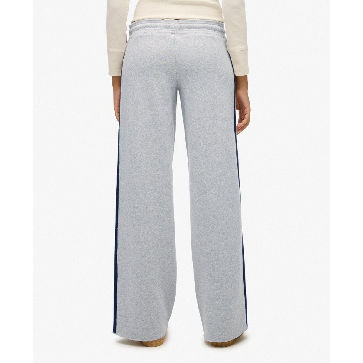 Joggers Droits Athletic Essentials Logo gris glacier chiné, SUPERDRY
