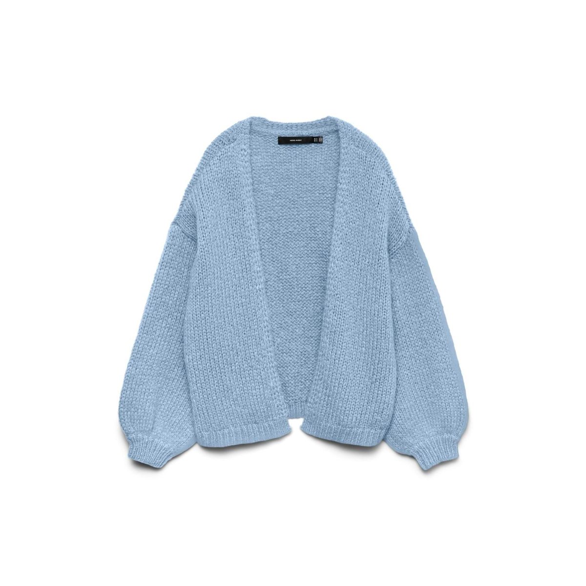 Gilet ouvert en grosse maille cashmere blue, VERO MODA