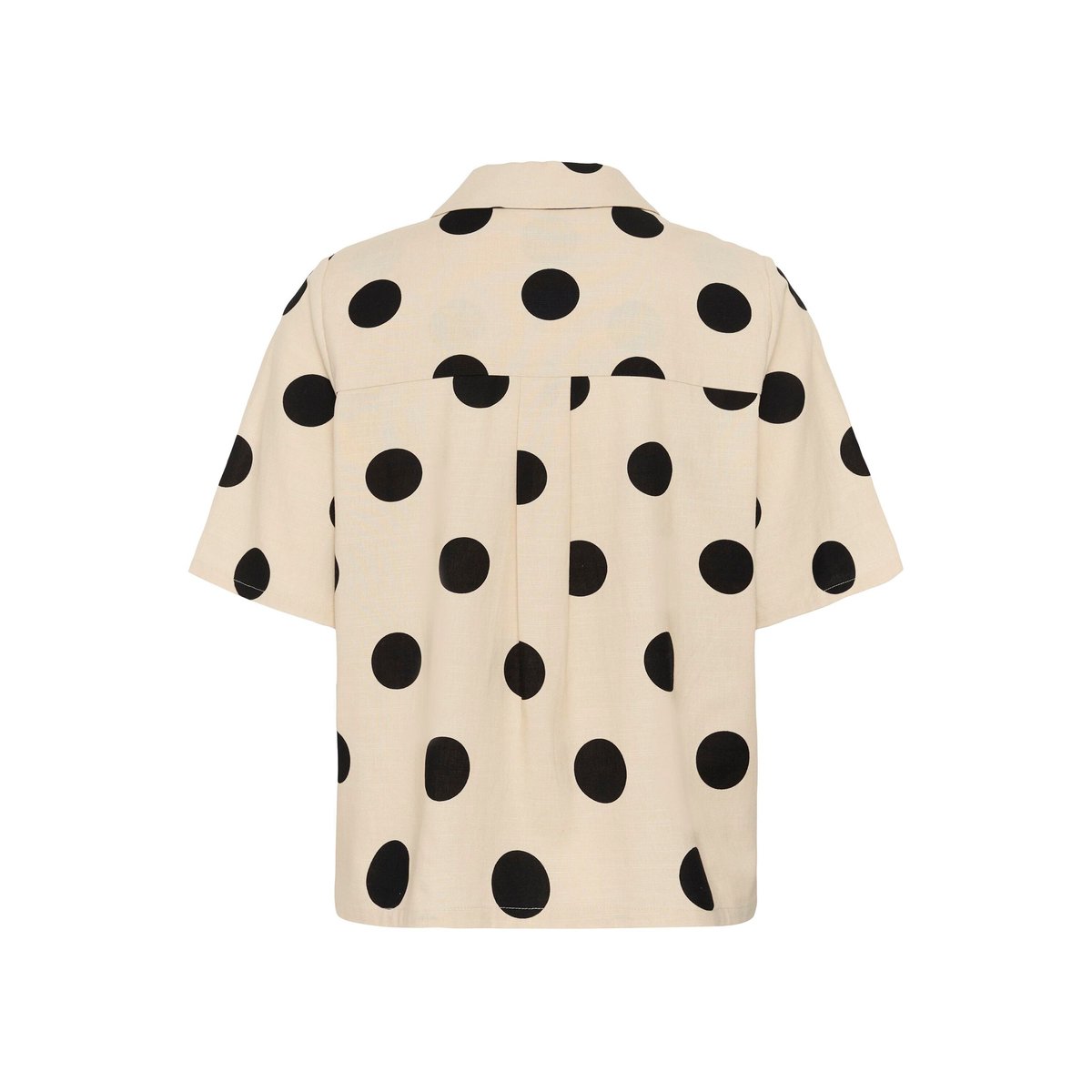 Chemise à manches courtes beige whitecap/black dot, CULTURE