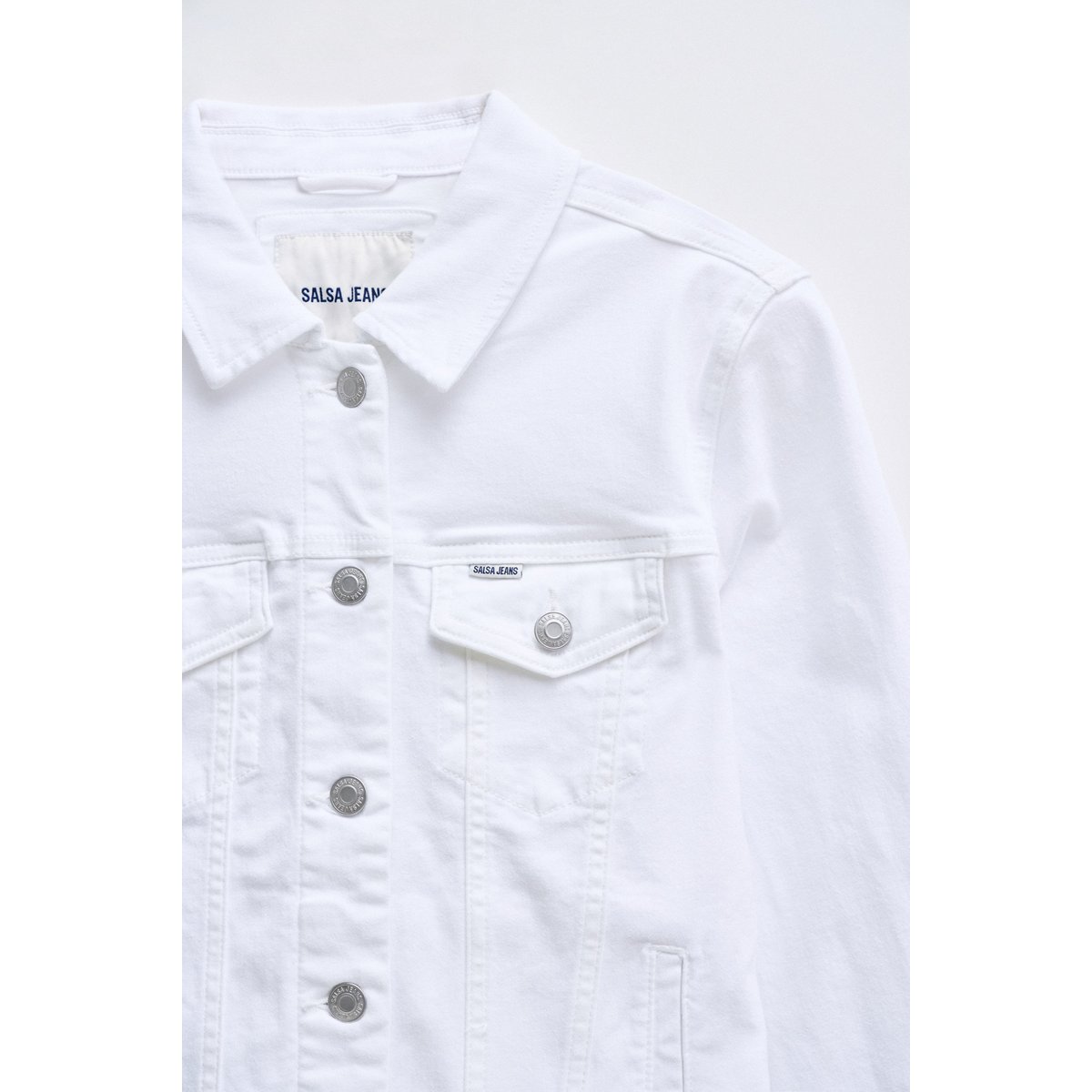 VESTE EN JEAN blanc, SALSA JEANS
