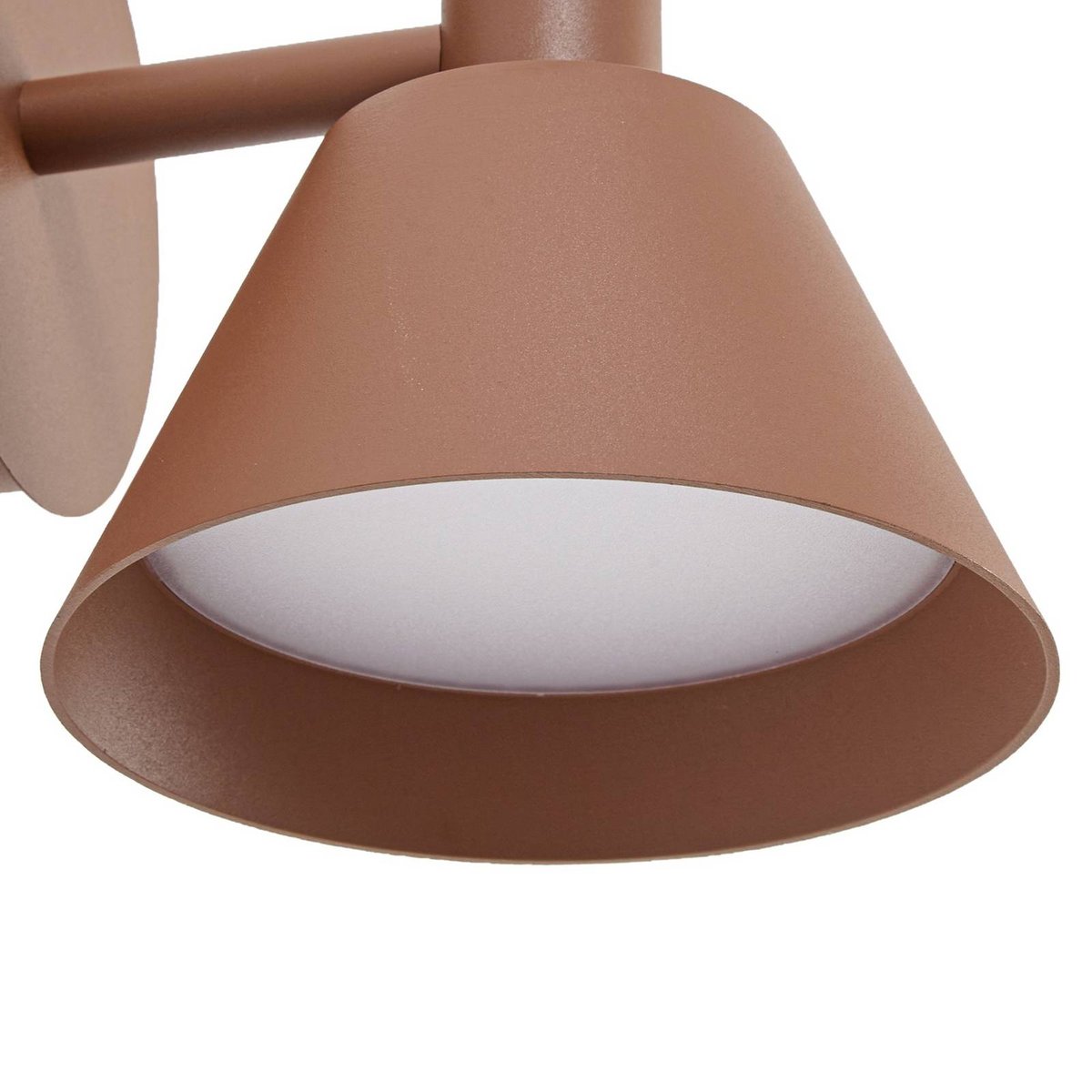 Applique extérieure en aluminium moderneLED marron, LUCANDE