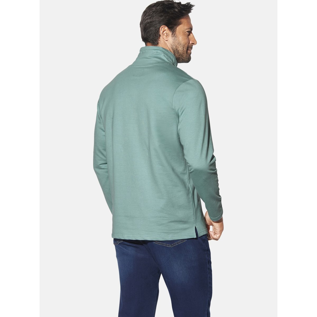 Lot de 2 sweatshirts LARSVIK bleu foncé petrole, JAN VANDERSTORM