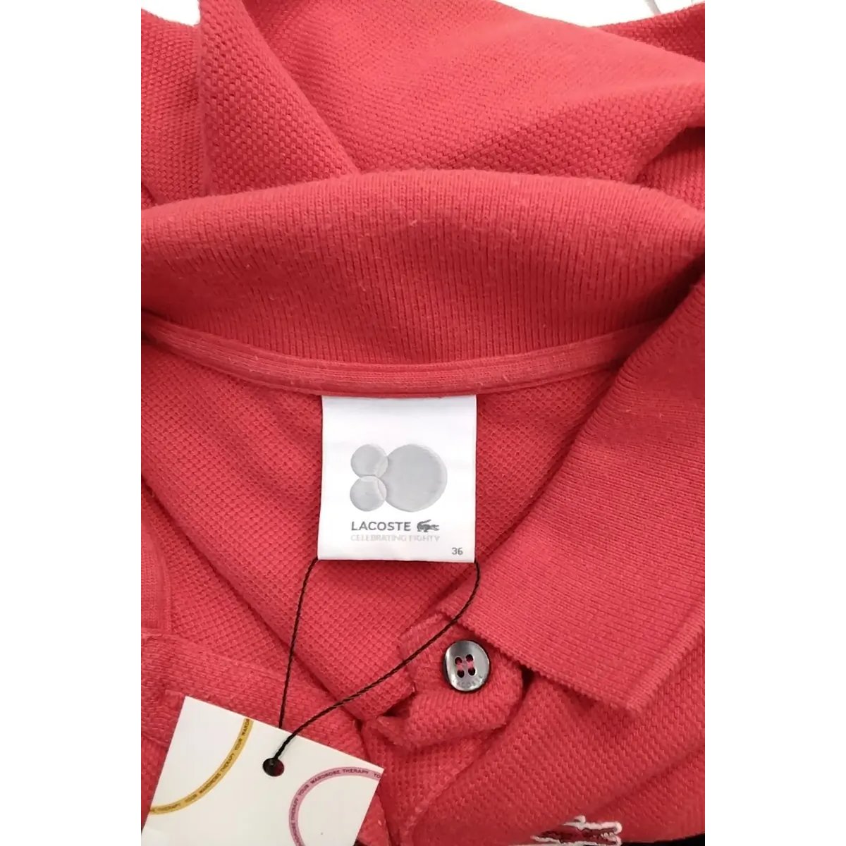 Robe - Très Bon État rouge, LACOSTE