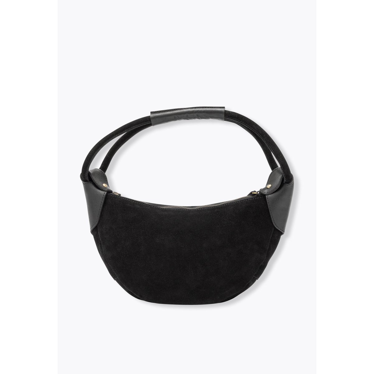 Sac baguette en cuir noir, PROMOD