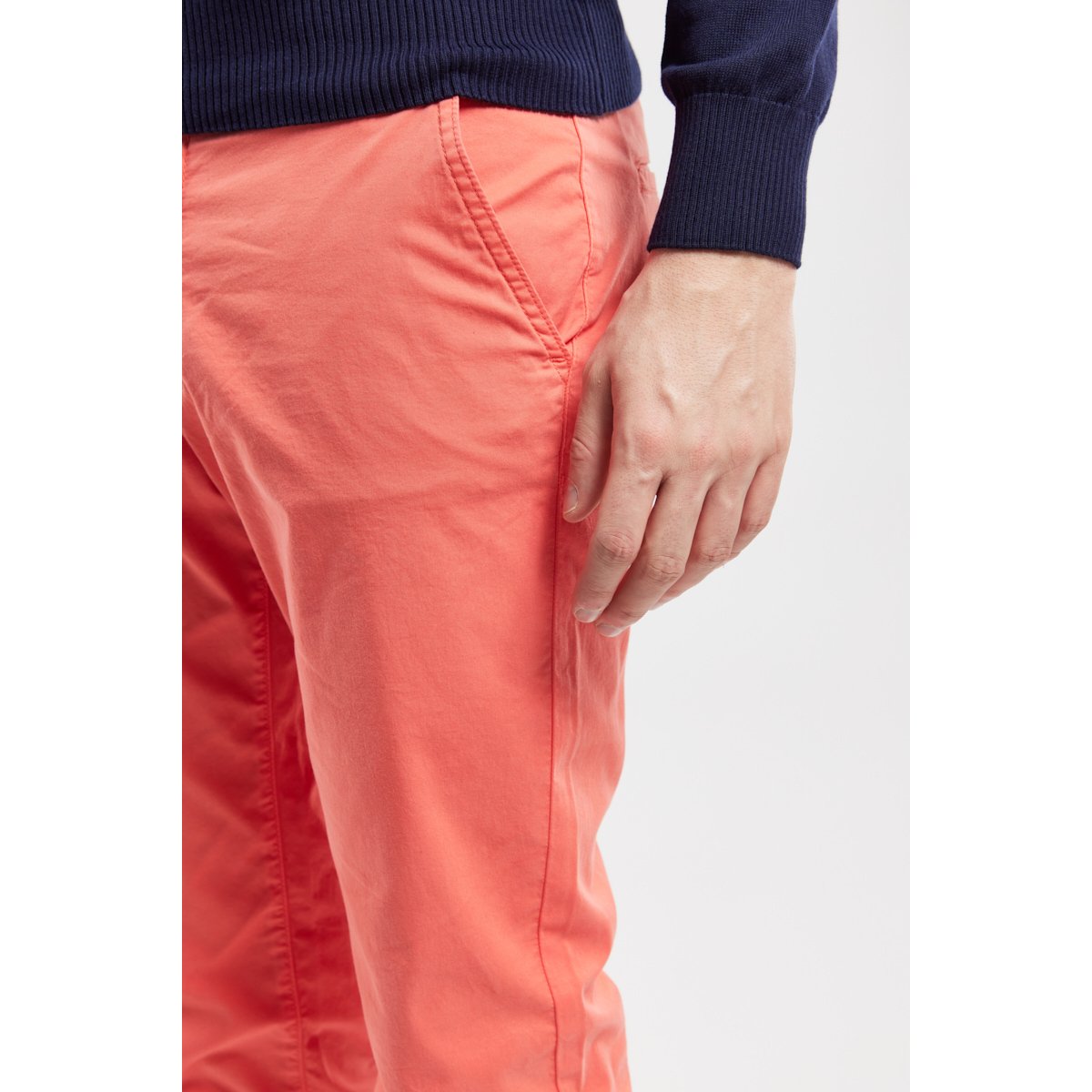 Chino coupe droite - coton coral e24, ARMOR-LUX