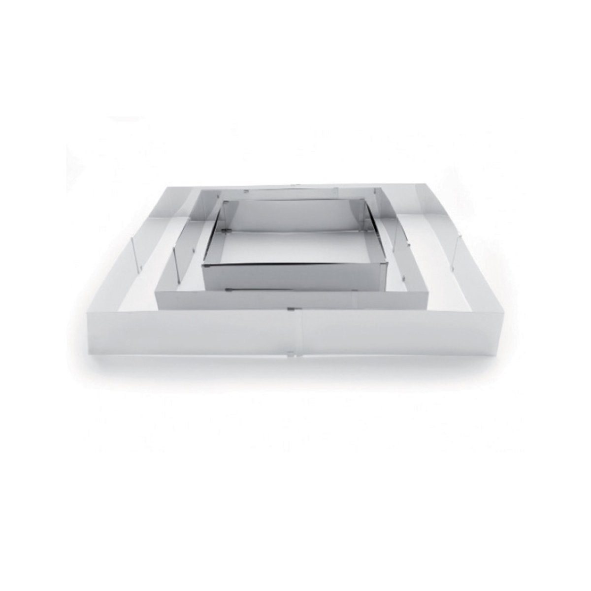 Moule extensible rectangulaire 24-46 cm argent / métallique, IBILI