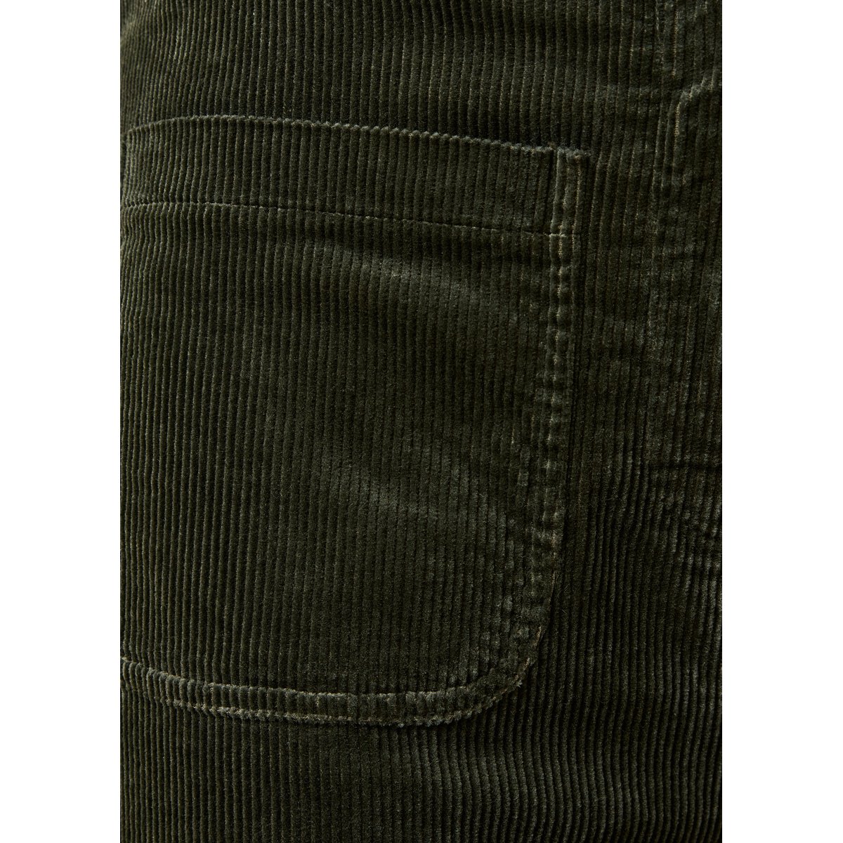 Pantalon large en velours côtelé kaki, LA FEE MARABOUTEE