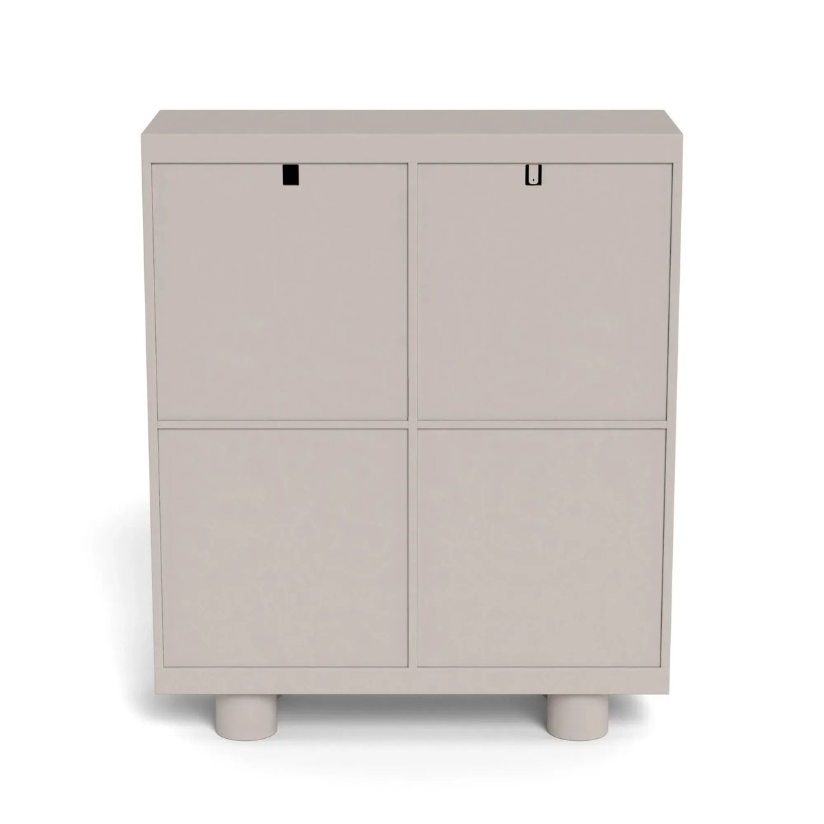 Buffet haut design 4 portes gris L100 - MAGDA gris, HELLIN, DEPUIS 1862