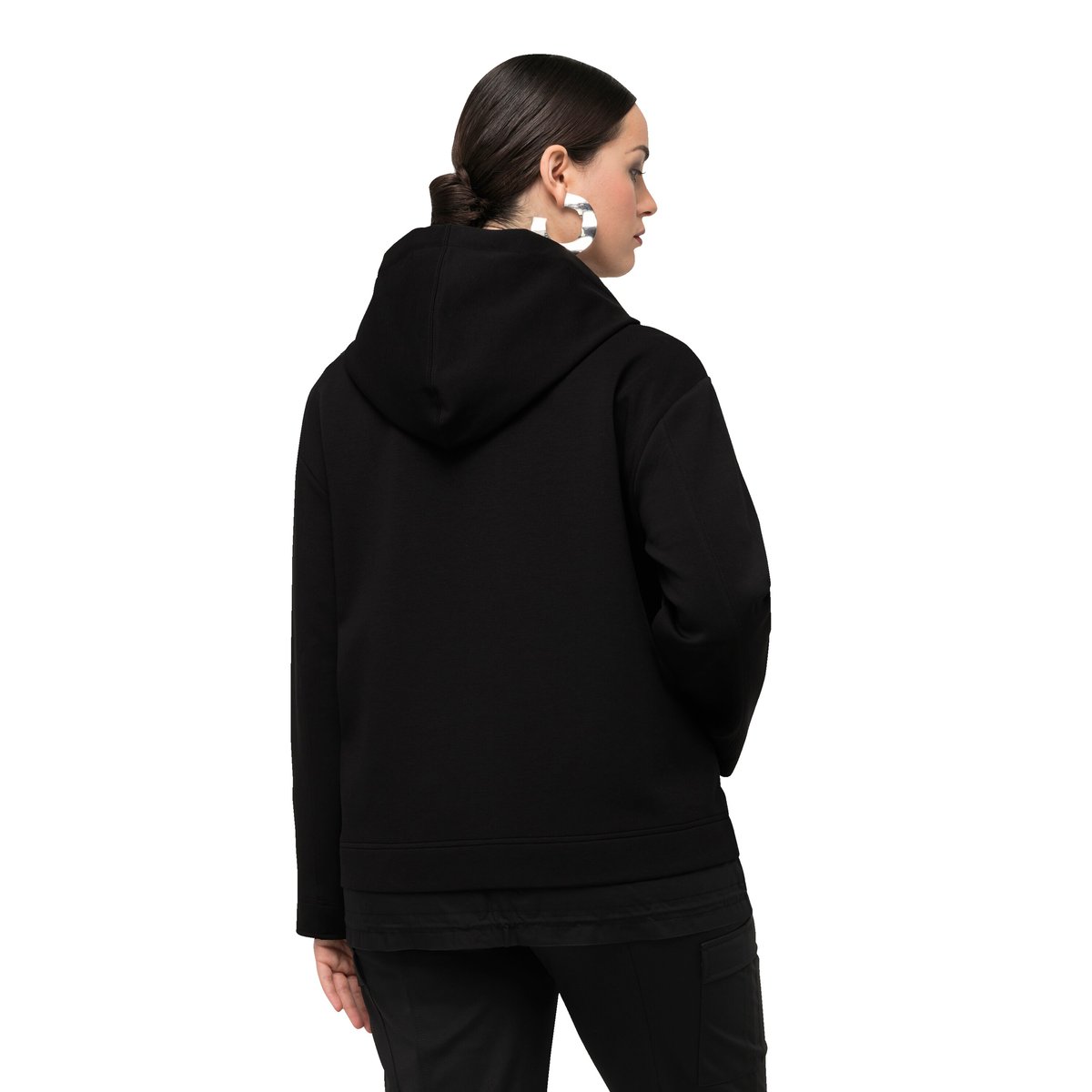 Veste à capuche noir, ULLA POPKEN