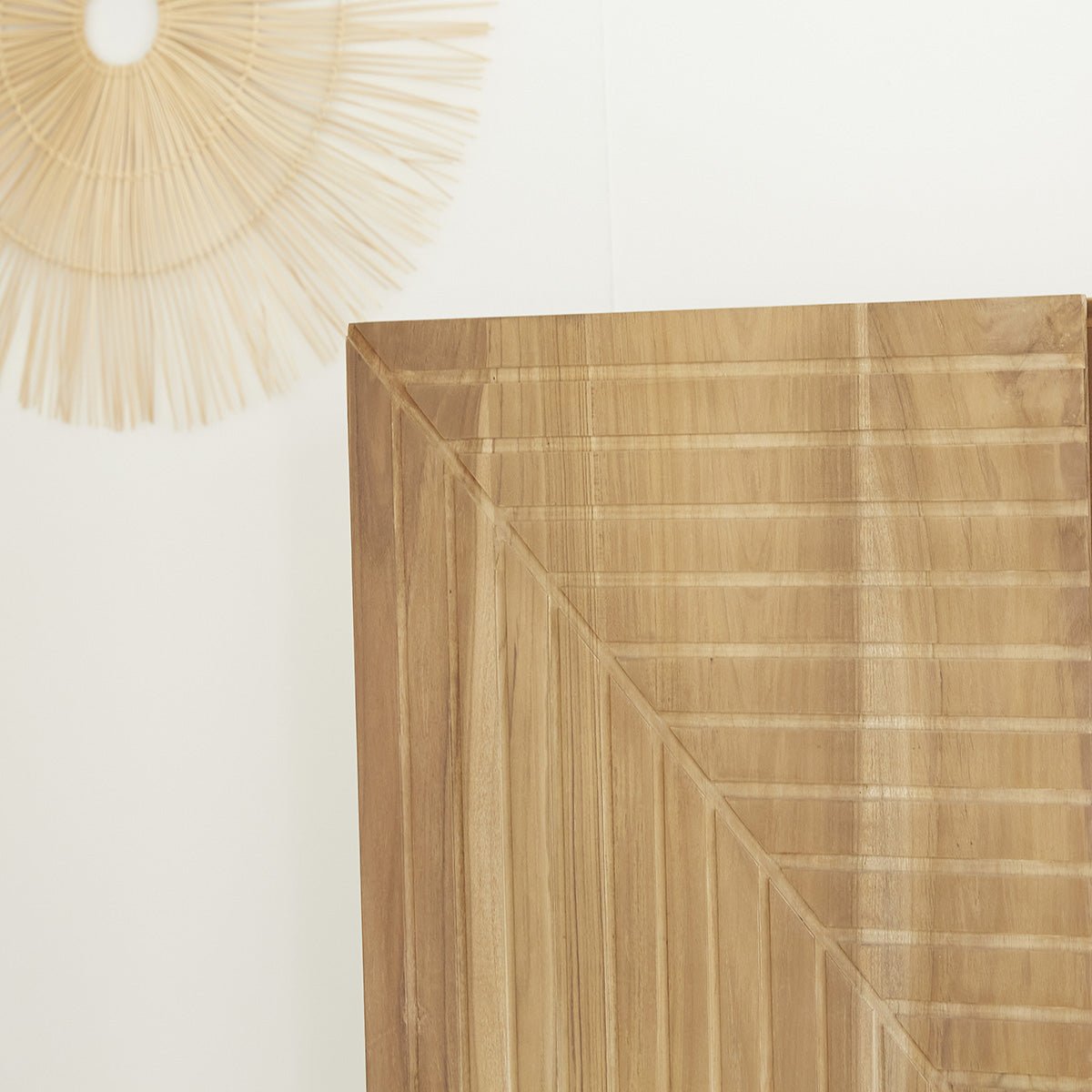 Armoire 2 portes en teck massif PORTLAND naturel, BERAH GETAH