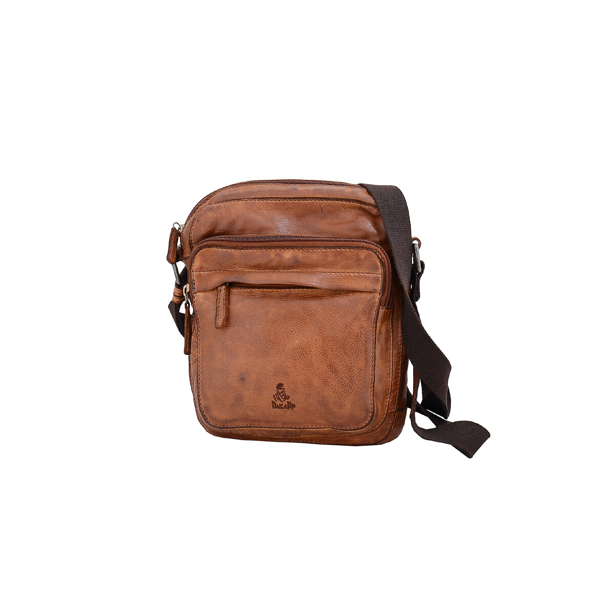 Bolsa em pele, DAKAR camel, DAKAR