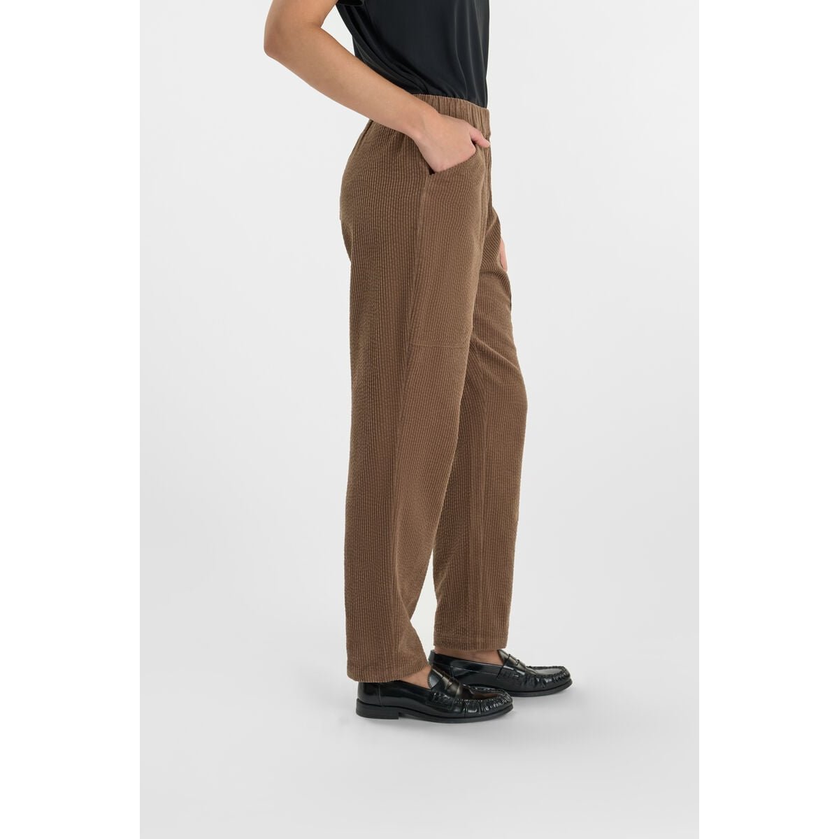 Pantalon droite CORDO cocoa, LE TEMPS DES CERISES