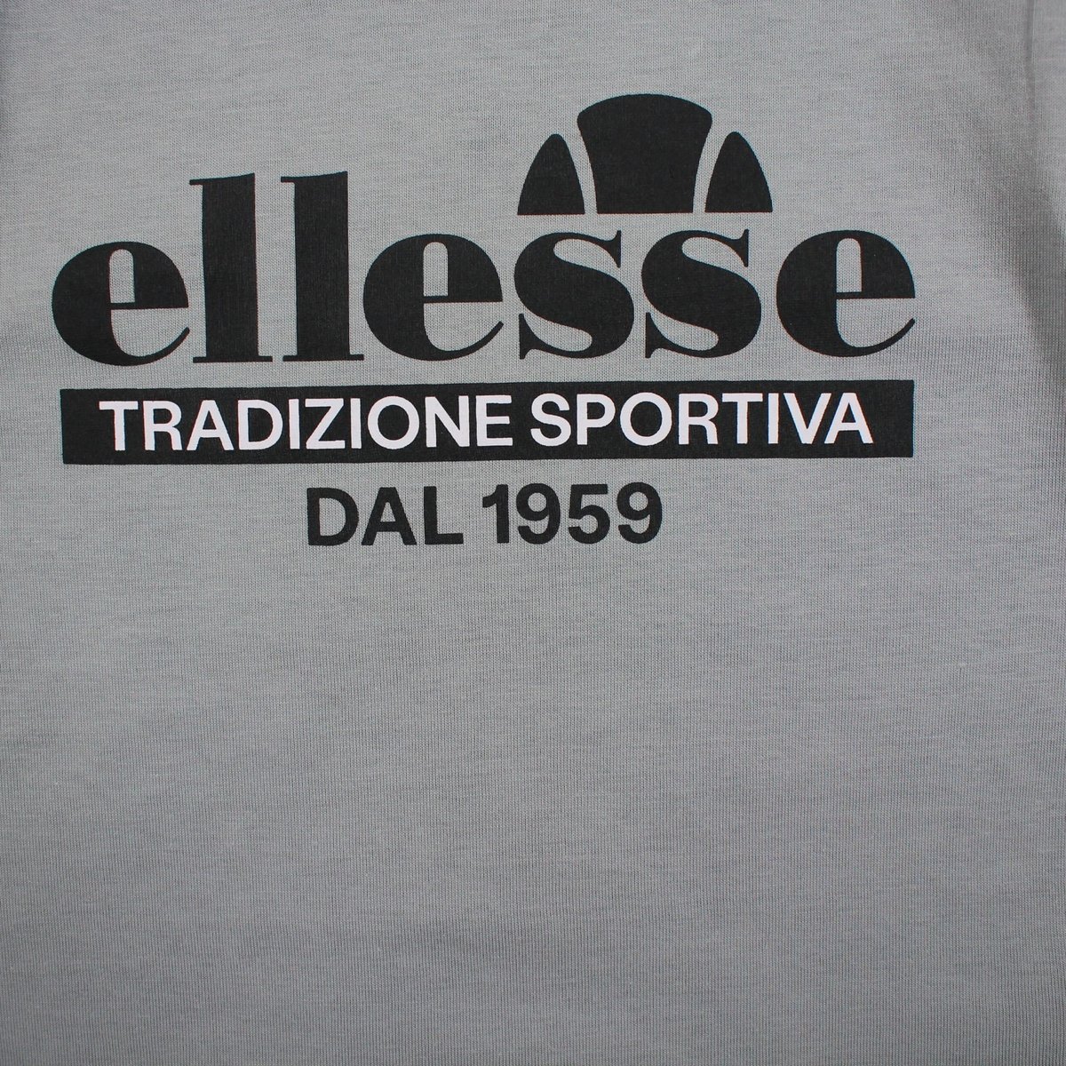 T-shirt manches courtes imprimé, col rond TEAM gris clair, ELLESSE