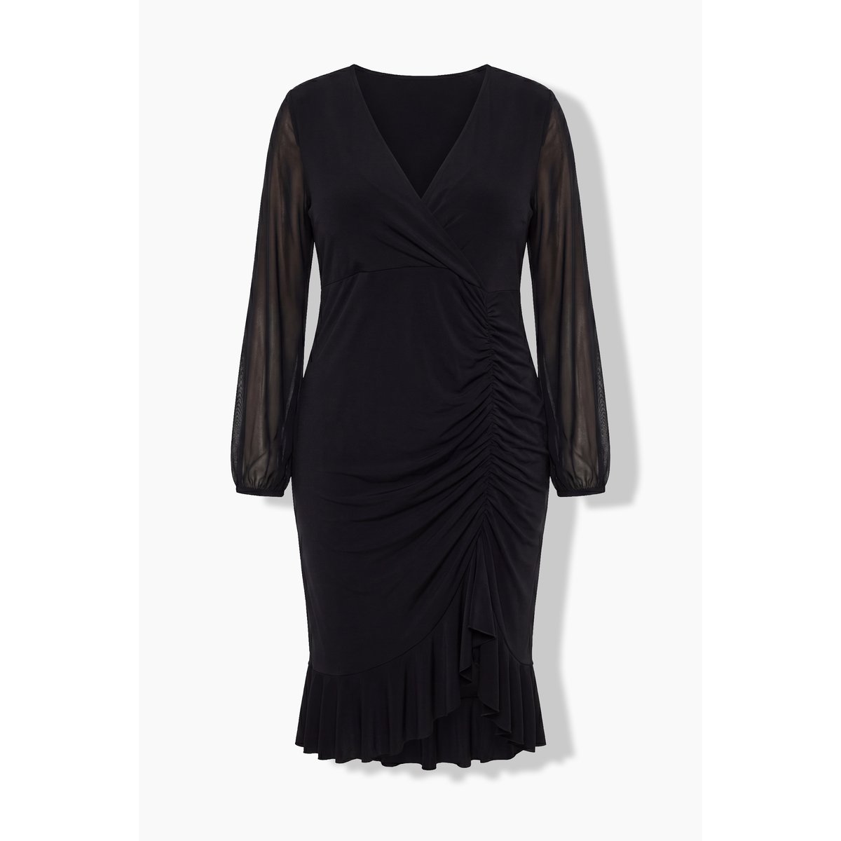 Robe en jersey noir, ULLA POPKEN
