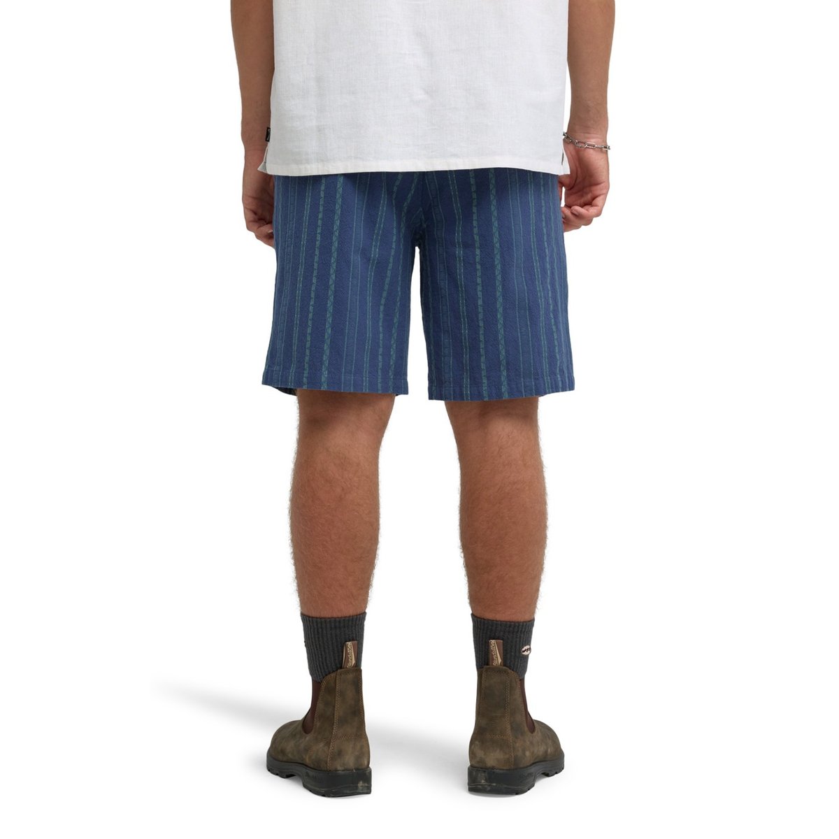 Short taille élastique LARRY JACQUARD bleu denim, BILLABONG