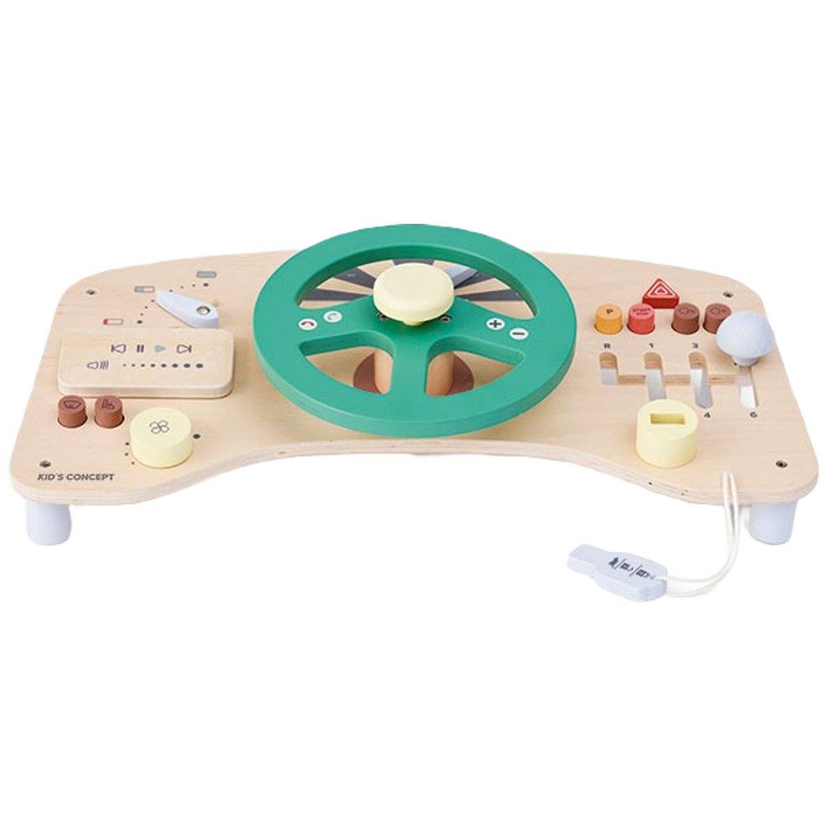 Tableau d'activités beige, vert, rouge, KID'S CONCEPT