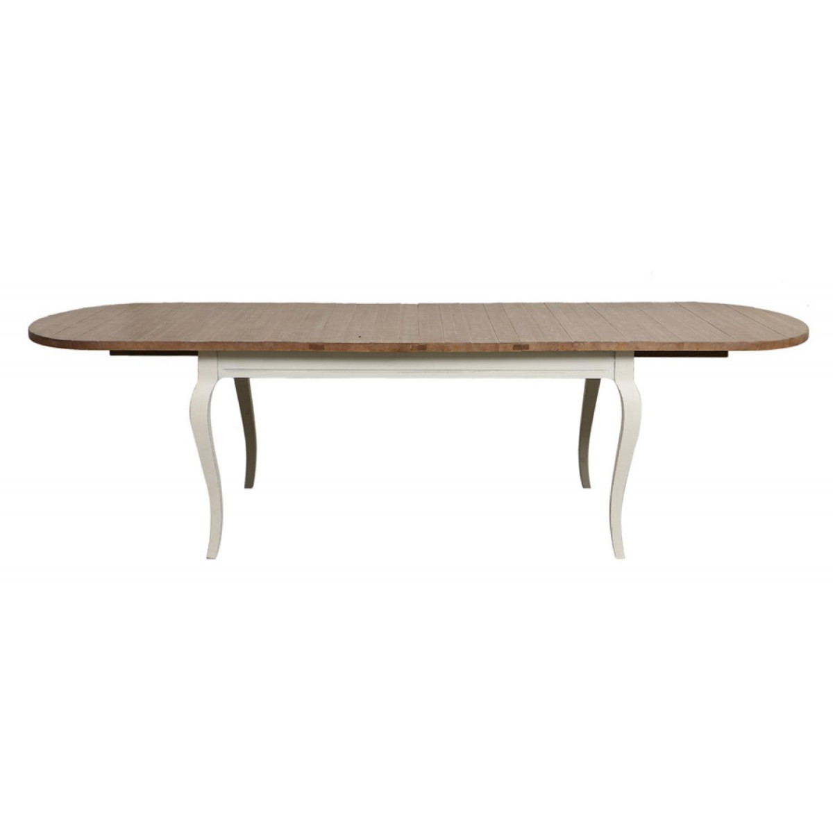 Table ovale extensible - PROVENCE blanc, INTERIOR'S