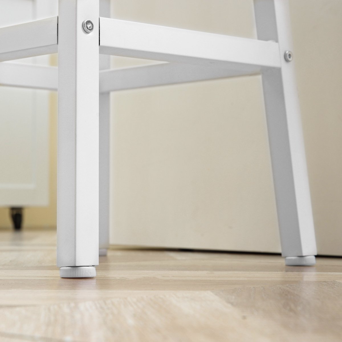 Tabouret de bar Panneau de particules Bois blanc, bois naturel, HOMCOM