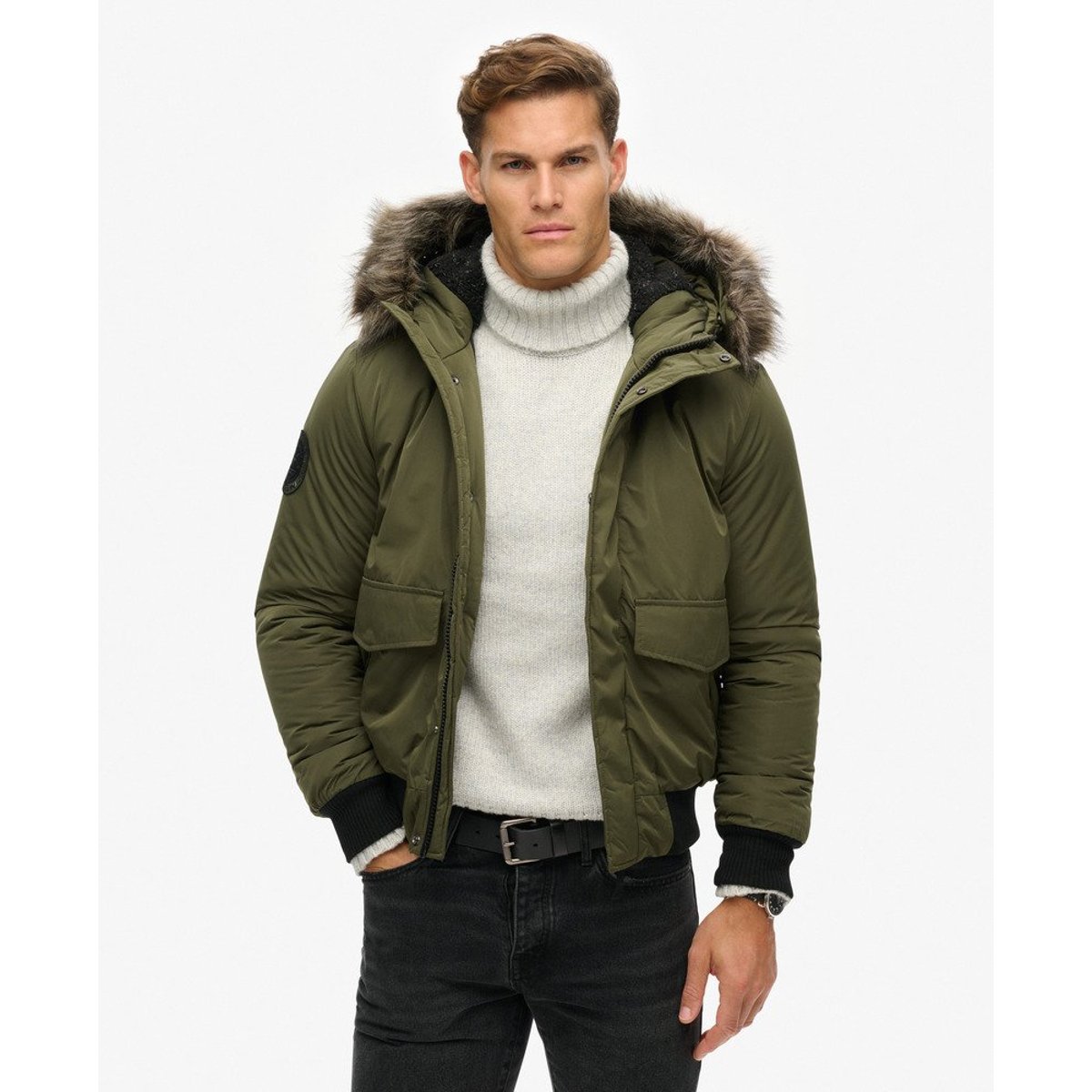 Bomber Everest kaki militaire, SUPERDRY
