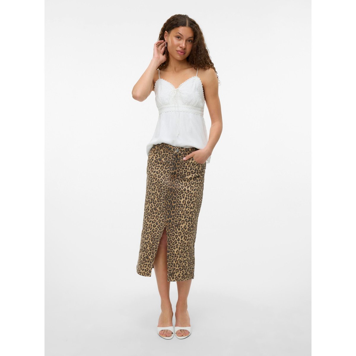 Jupe silver mink, VERO MODA