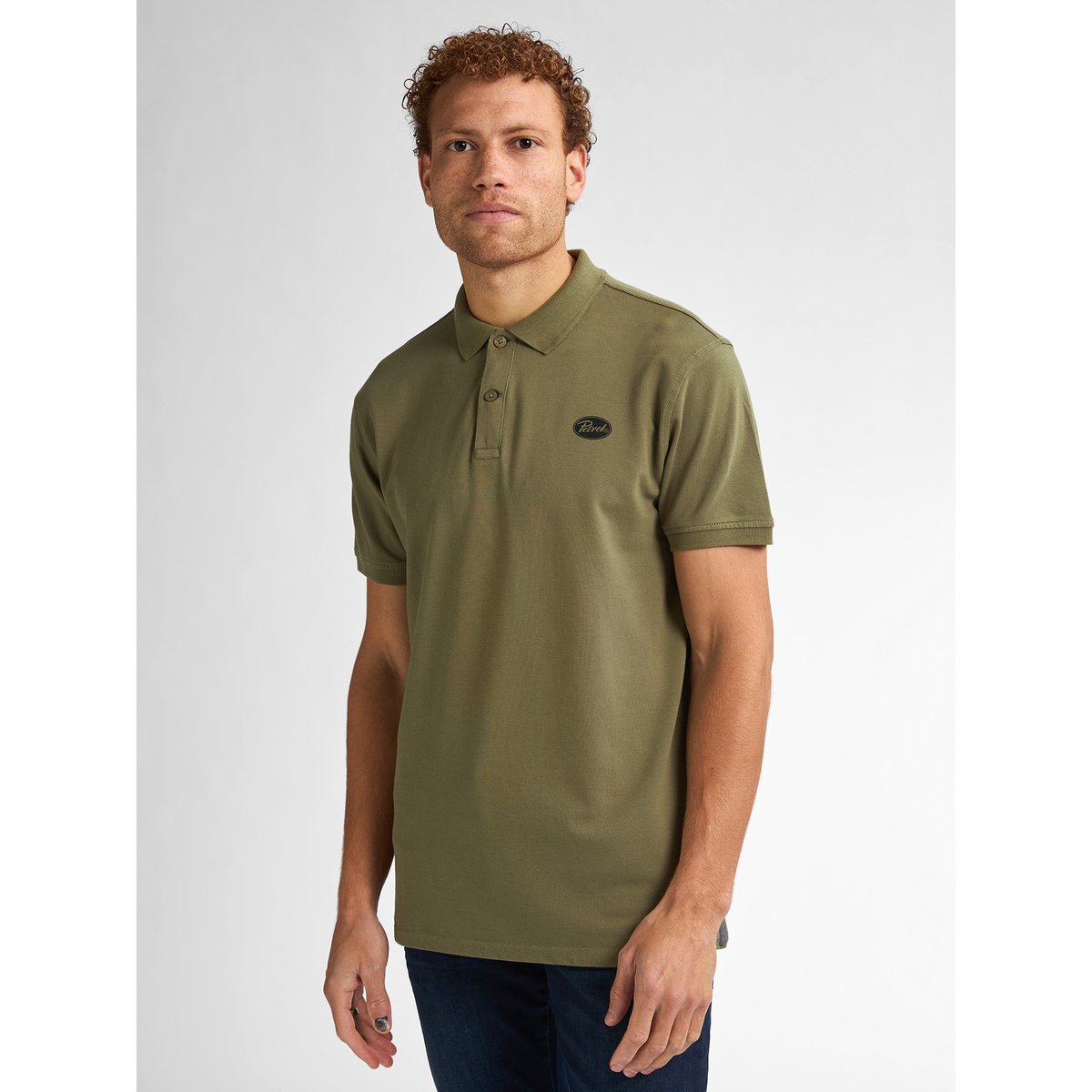 Polo classique vert dusty army, PETROL INDUSTRIES