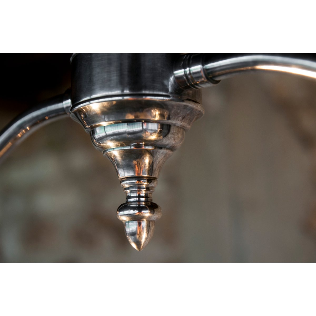 Plafonnier en laiton HAUSSMANN argent, PRODUIT INTERIEUR BRUT