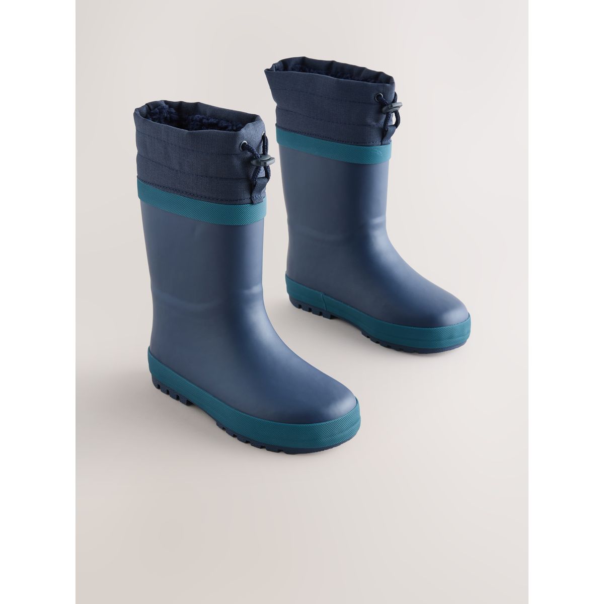 Bottes en caoutchouc à revers réglable bleu marine, NEXT