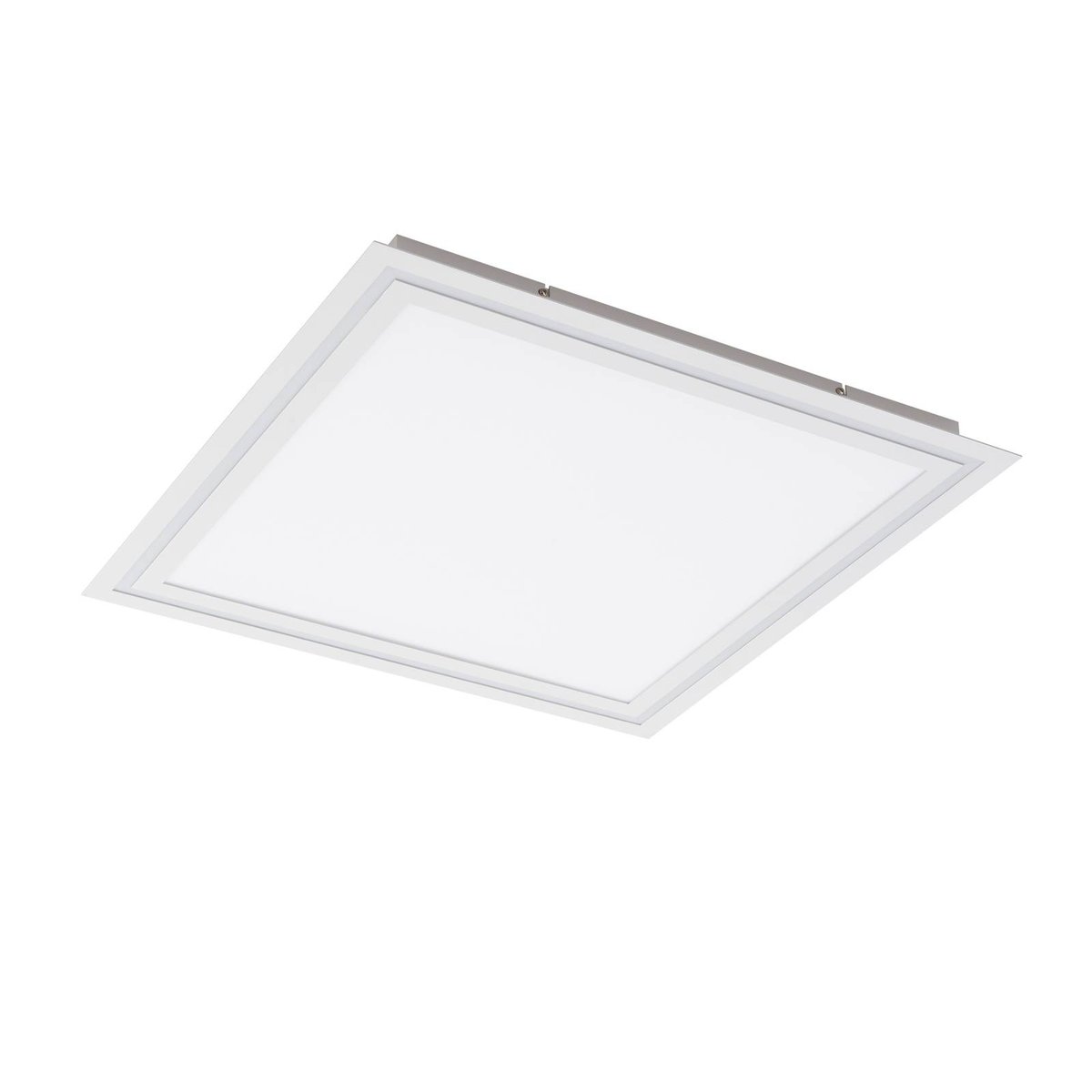 Plafonnier en métal moderneLED, Leicy blanc, LUCANDE