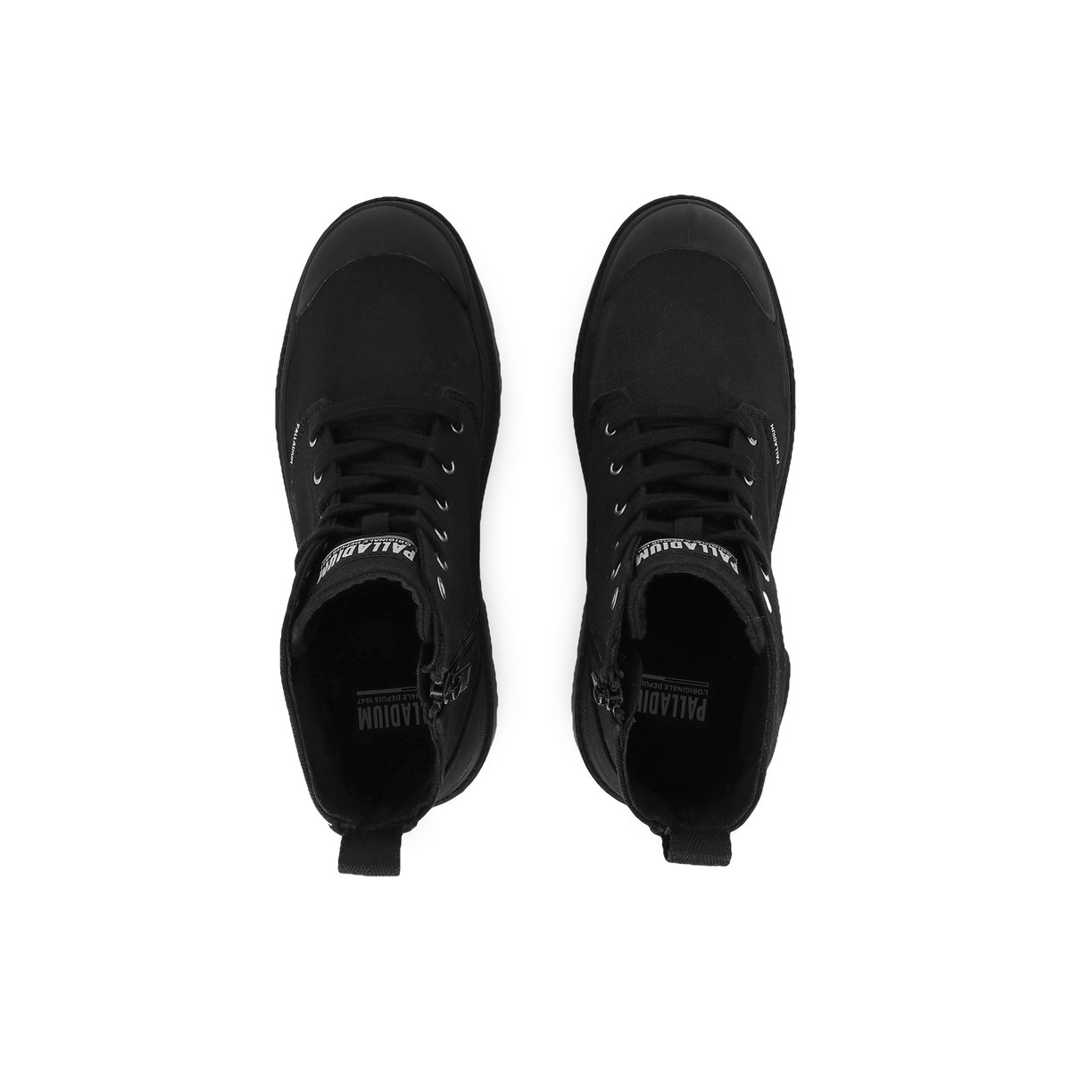 Baskets montantes Pallabase Twill black, PALLADIUM