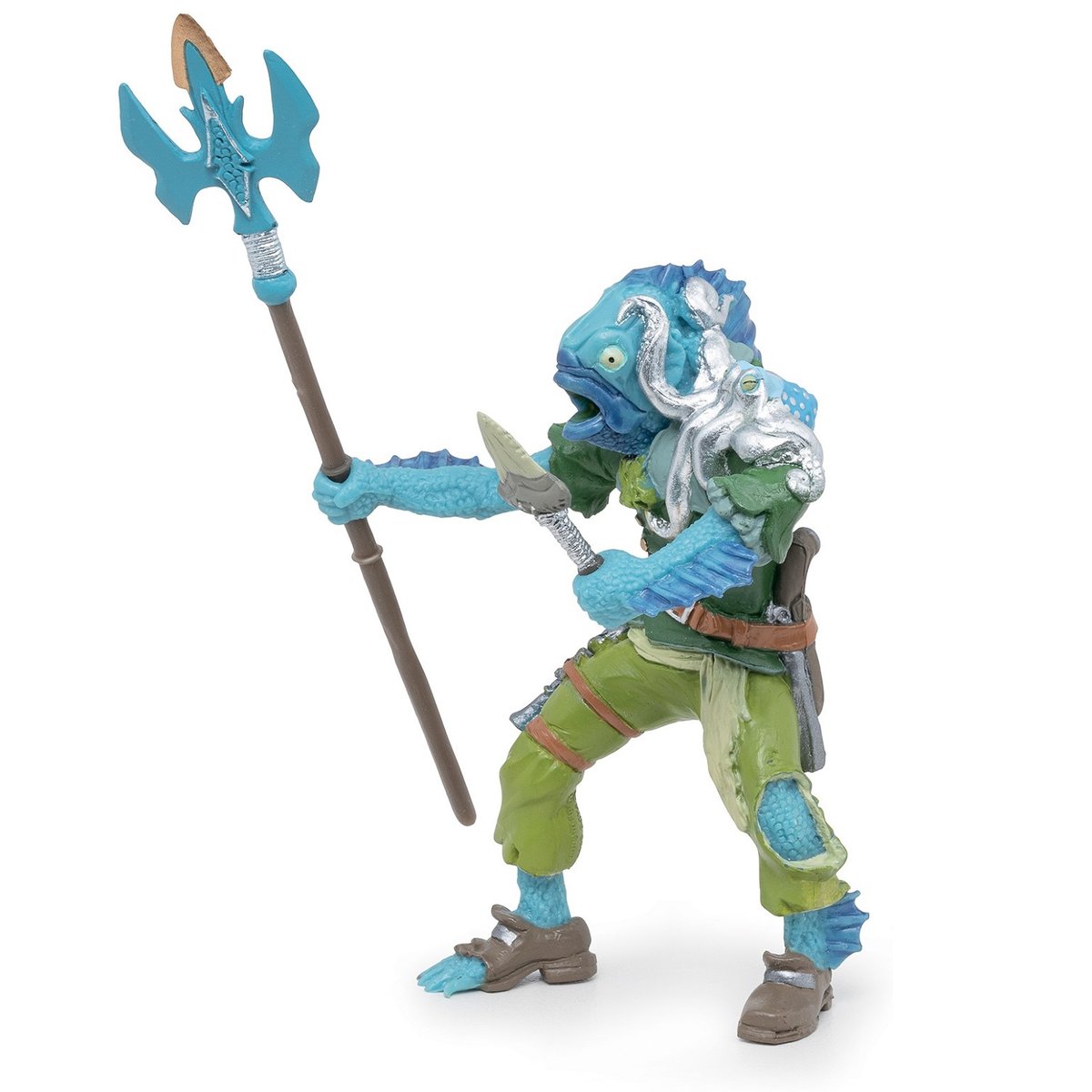 Figurine Pirate mutant poisson bleu, PAPO