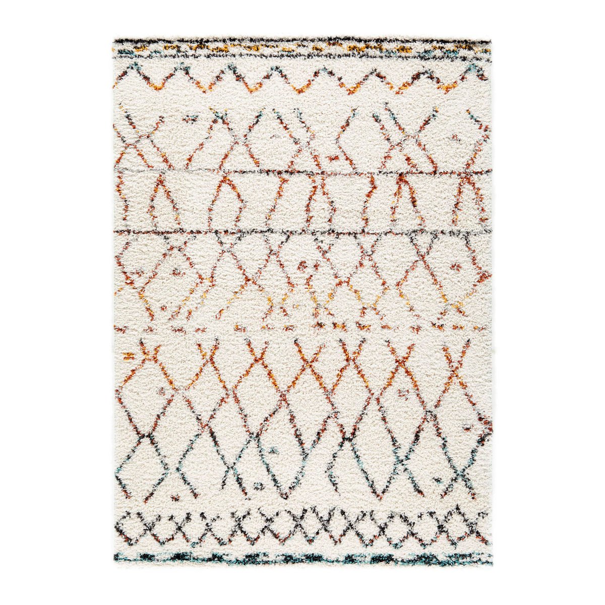 Tapis doux et épais de style ethnique TIFAWT palette colorée, AFK LIVING