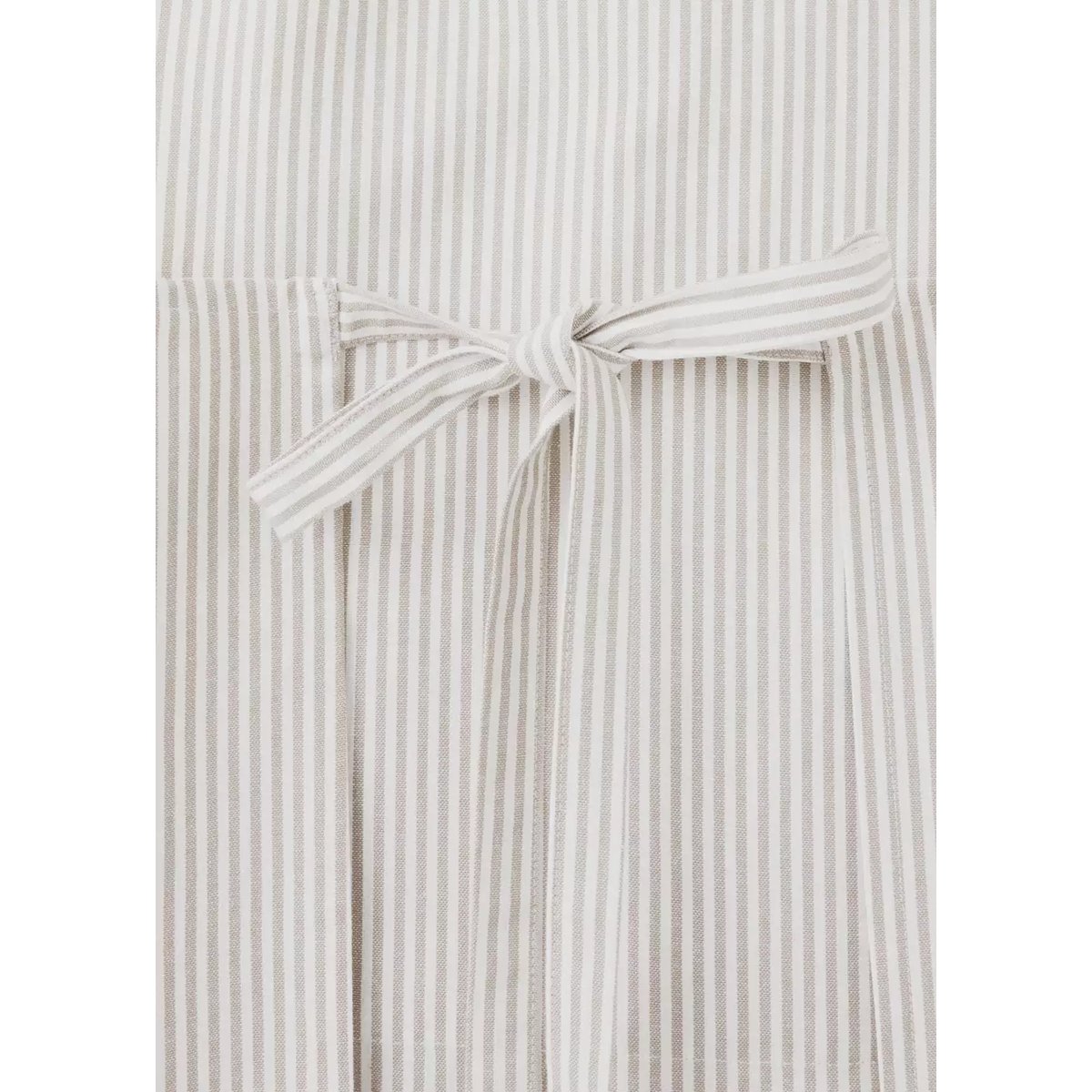 Tablier coton rayures marron clair/pastel, MANGO HOME