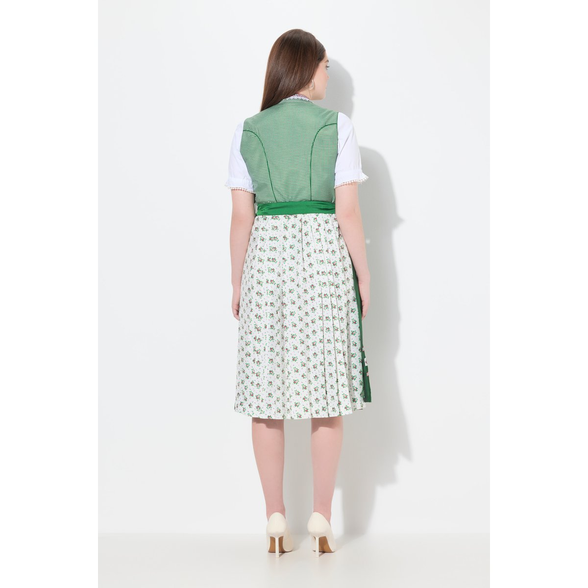 Dirndl sans manches vert gazon, ULLA POPKEN