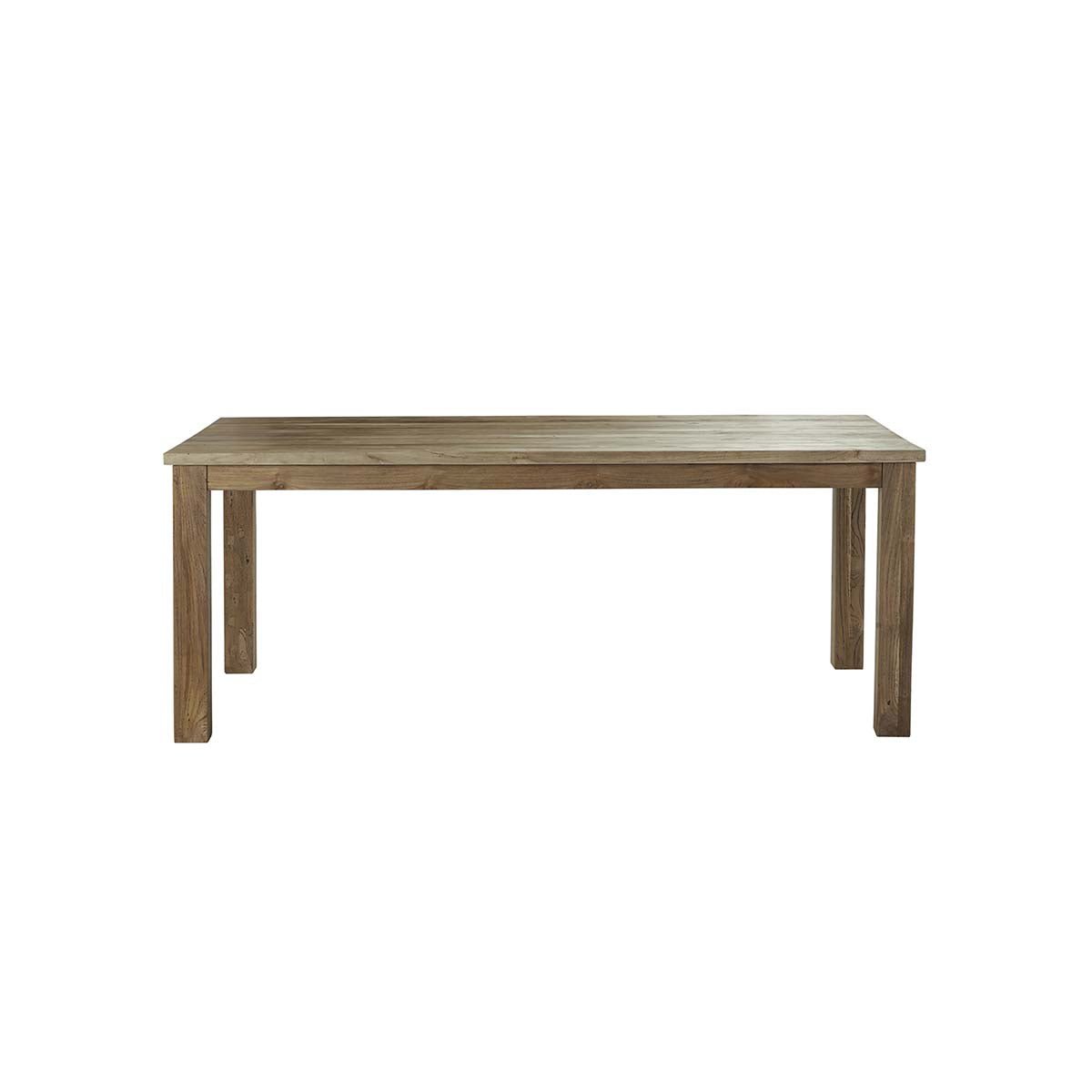 Table en bois de teck recyclé 10 pers.  CARGO naturel, BERAH GETAH