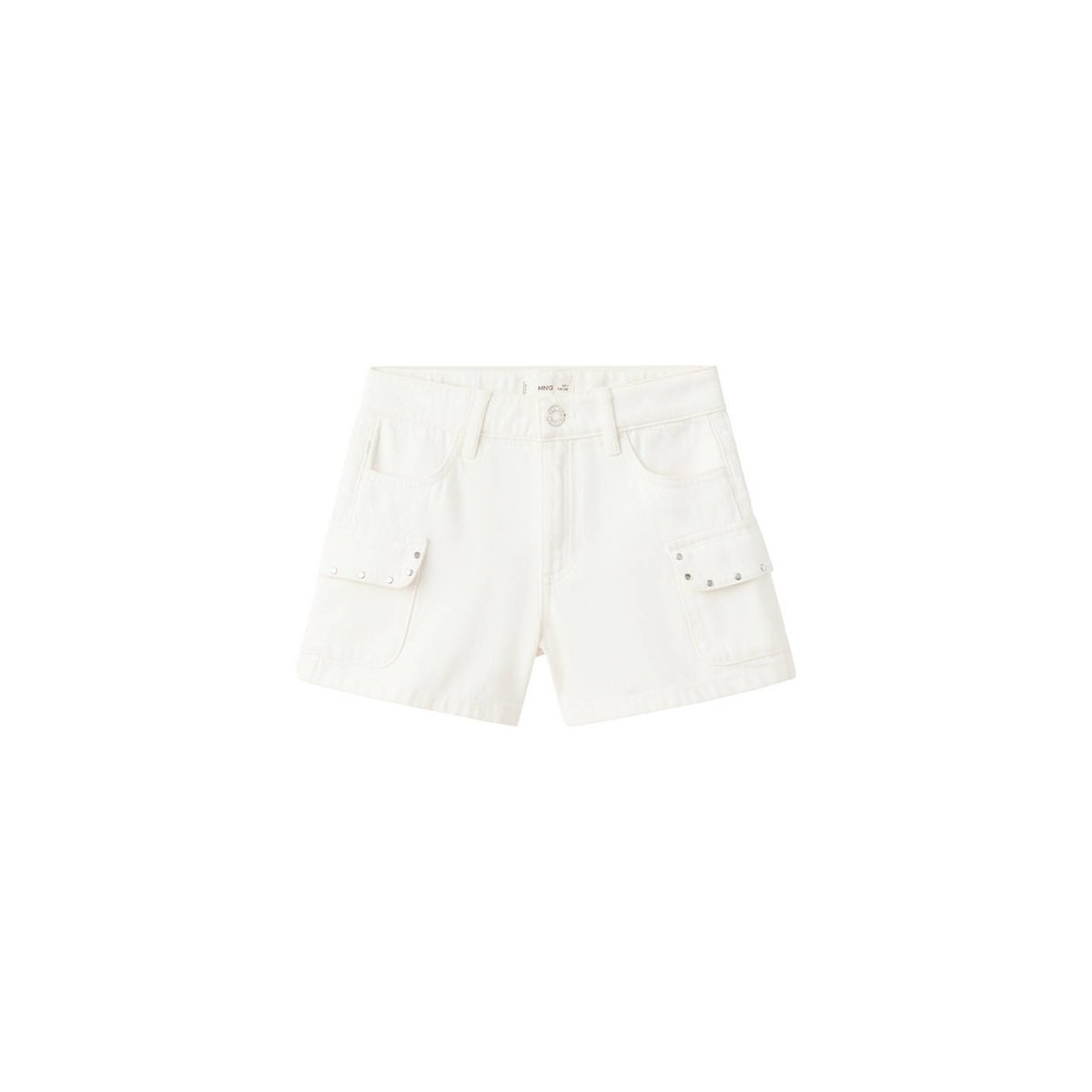 Short poches à clous blanc, MANGO KIDS
