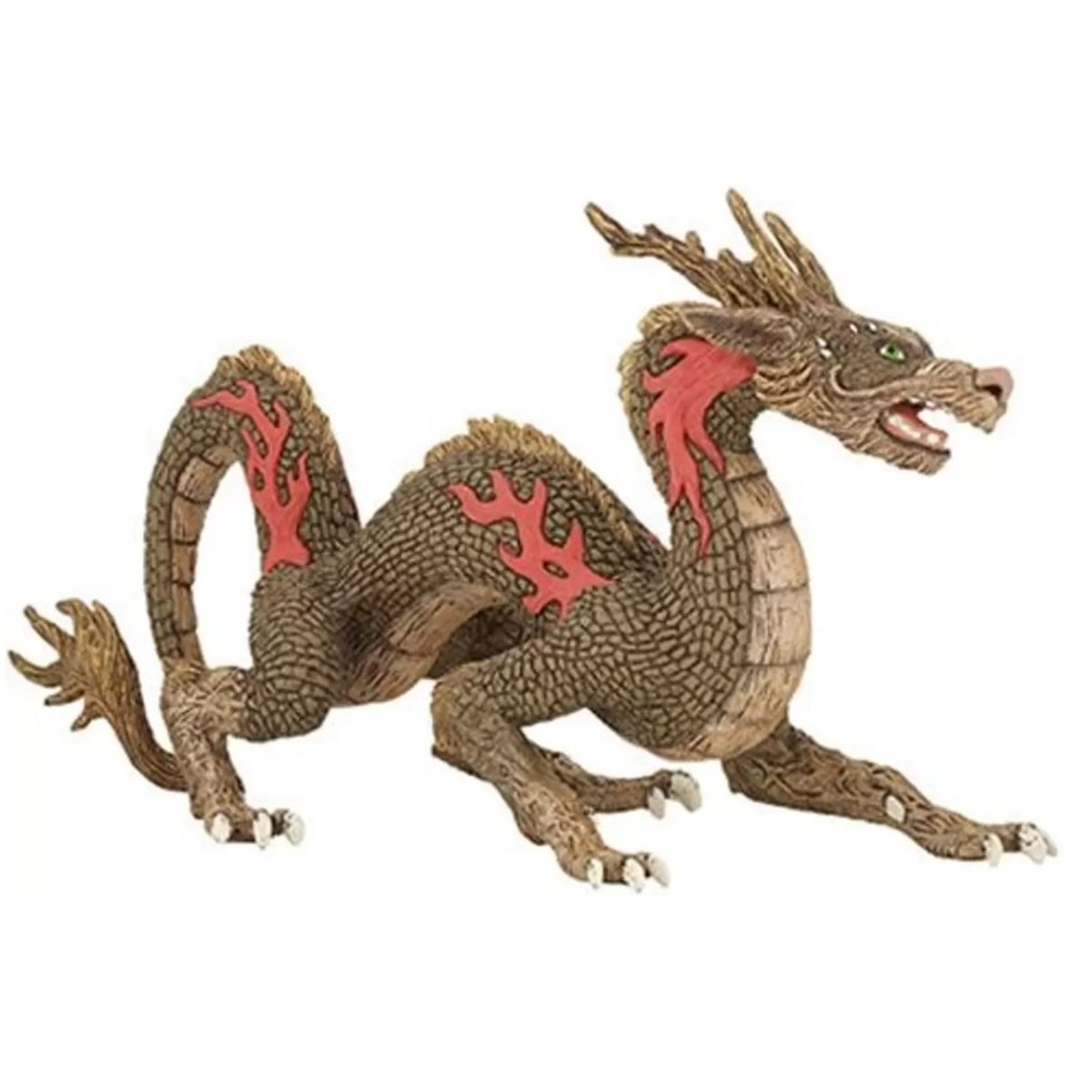 Figurine Dragon du soleil levant marron, PAPO