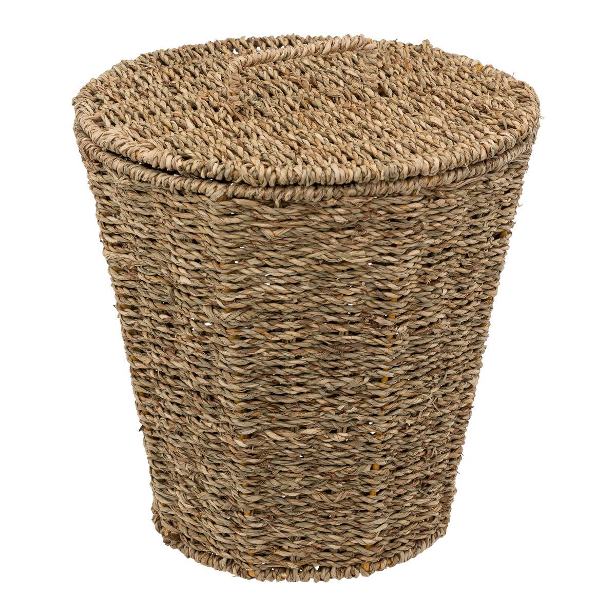 Panier en roseau tressé avec couvercle 9L VANNERIE marron, 5FIVE SIMPLY SMART