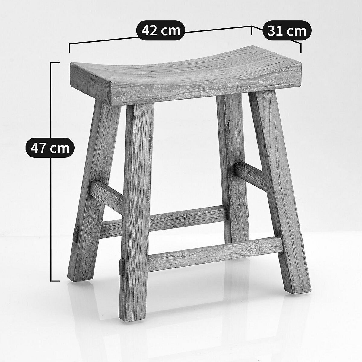 Tabouret Asayo naturel, LA REDOUTE INTERIEURS