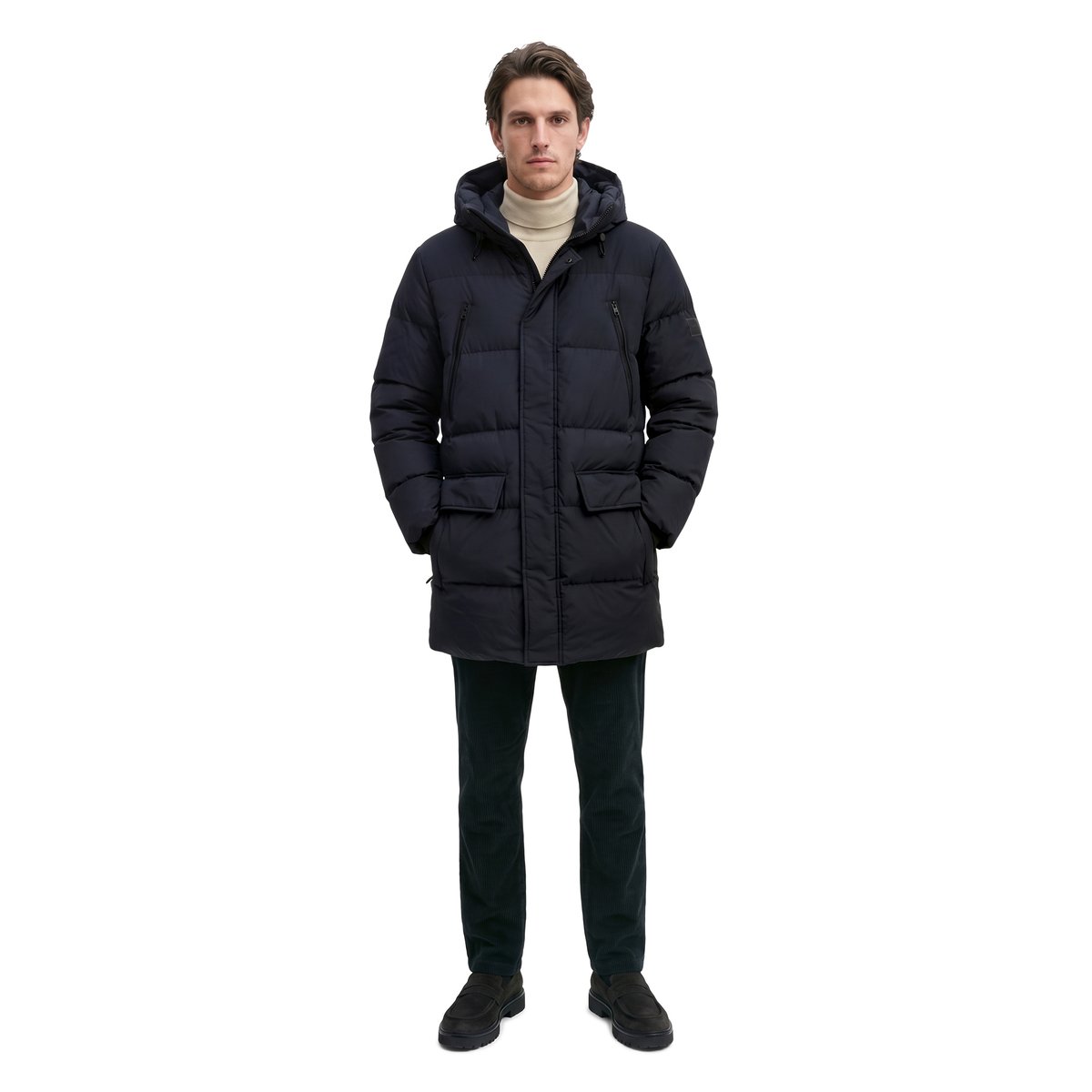 Doudoune matelassée coupe régulière avec des poches pratiques bleu, MARC O'POLO